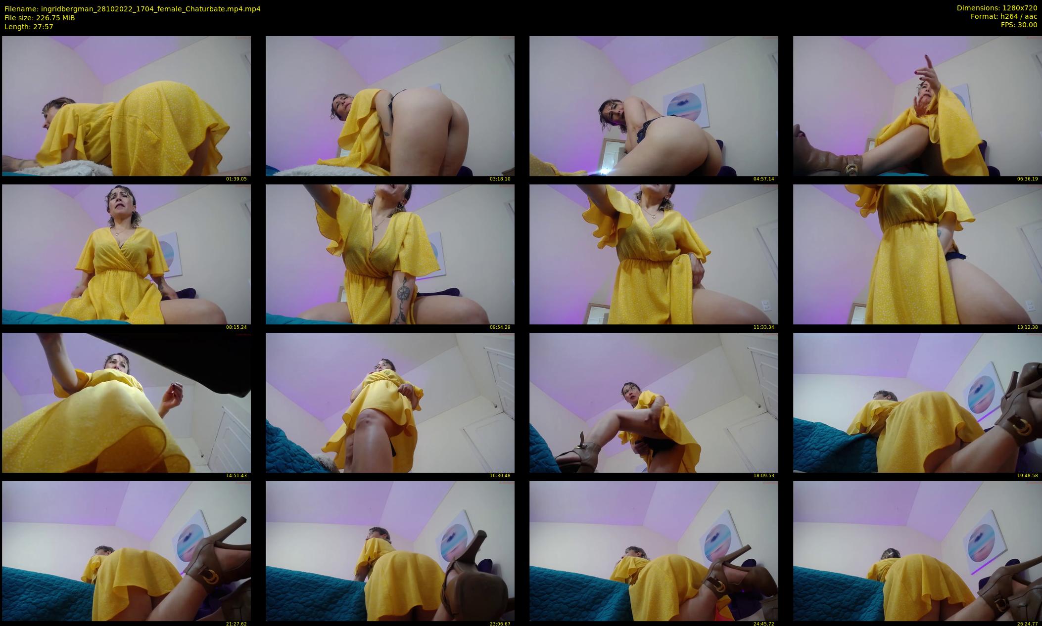 ingridbergman — 28 minute Chaturbate female cam show recording, 720p, Oct 28, 2022