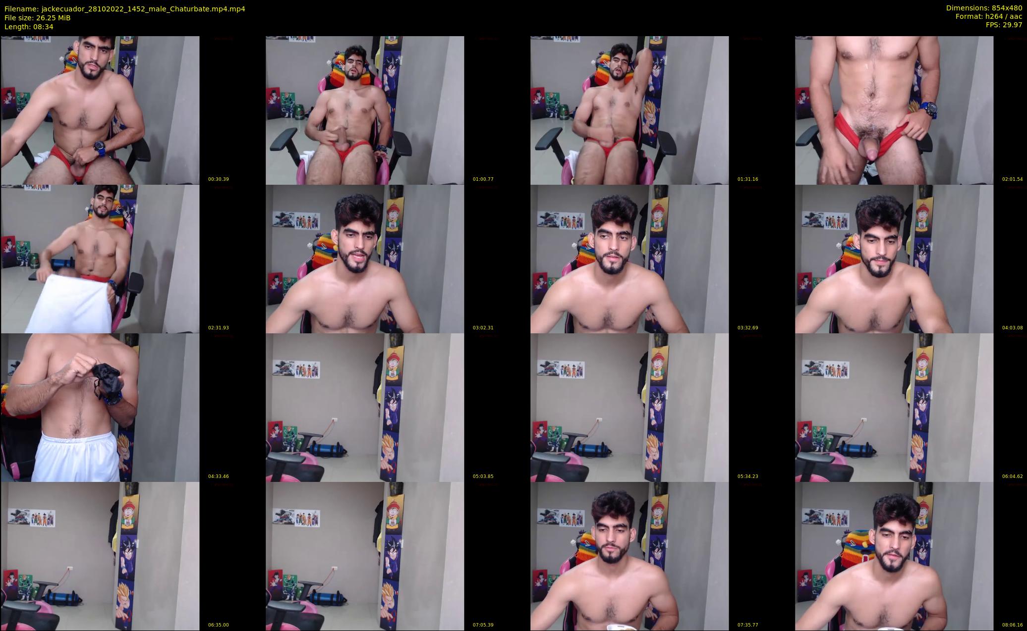 jackecuador — 9 minute Chaturbate male cam show recording, 480p, Oct 28, 2022