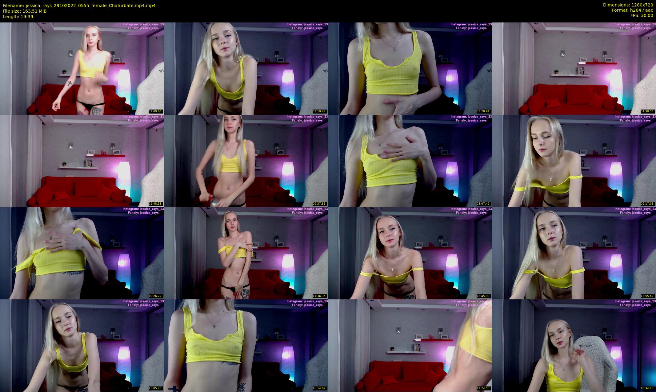 jessica_rays — 20 minute Chaturbate couple cam show recording, 720p, Oct 29, 2022