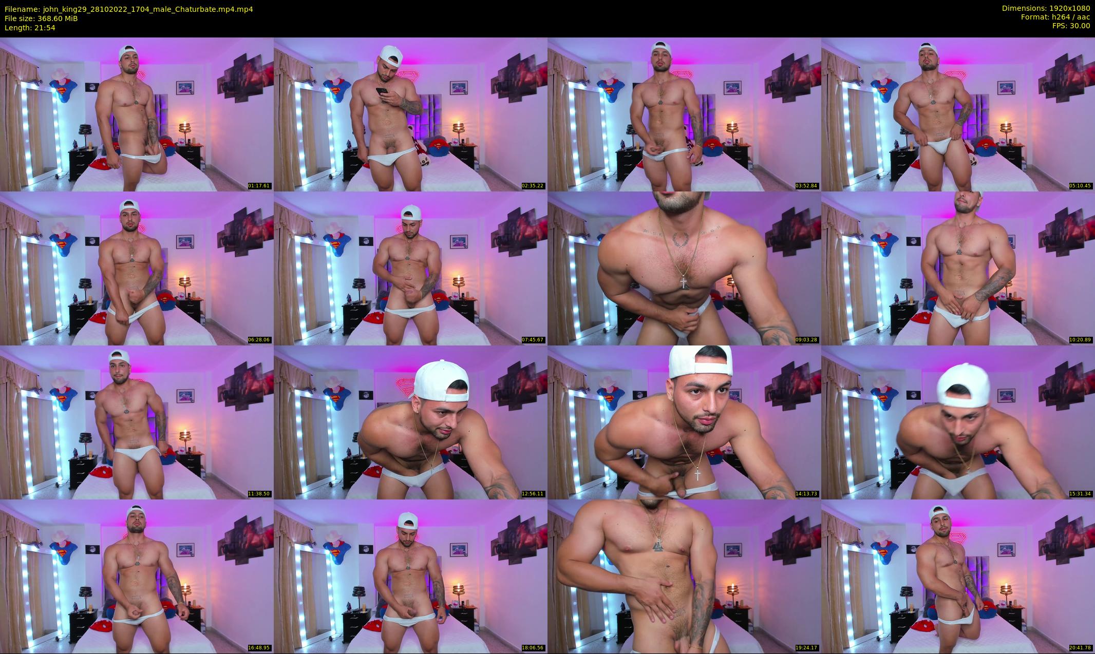 john_king29 — 22 minute Chaturbate male cam show recording, 1080p, Oct 28, 2022