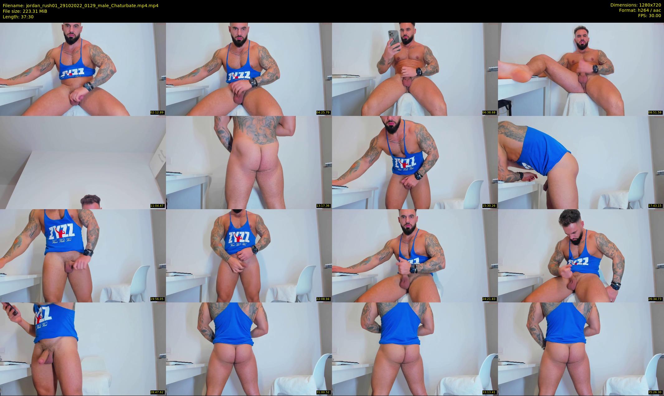 jordan_rush01 — 38 minute Chaturbate male cam show recording, 720p, Oct 29, 2022