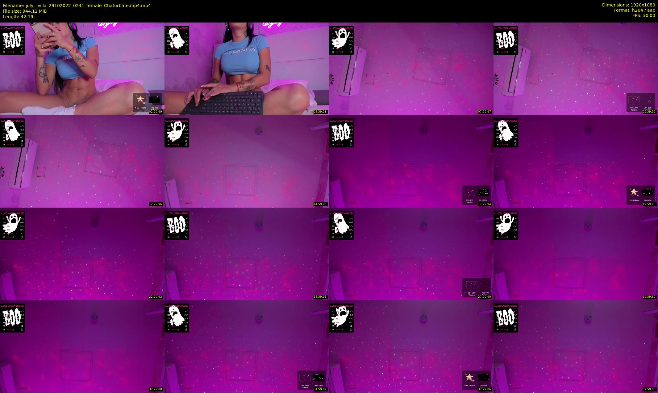 july__villa — 43 minute Chaturbate female cam show recording, 1080p, Oct 29, 2022