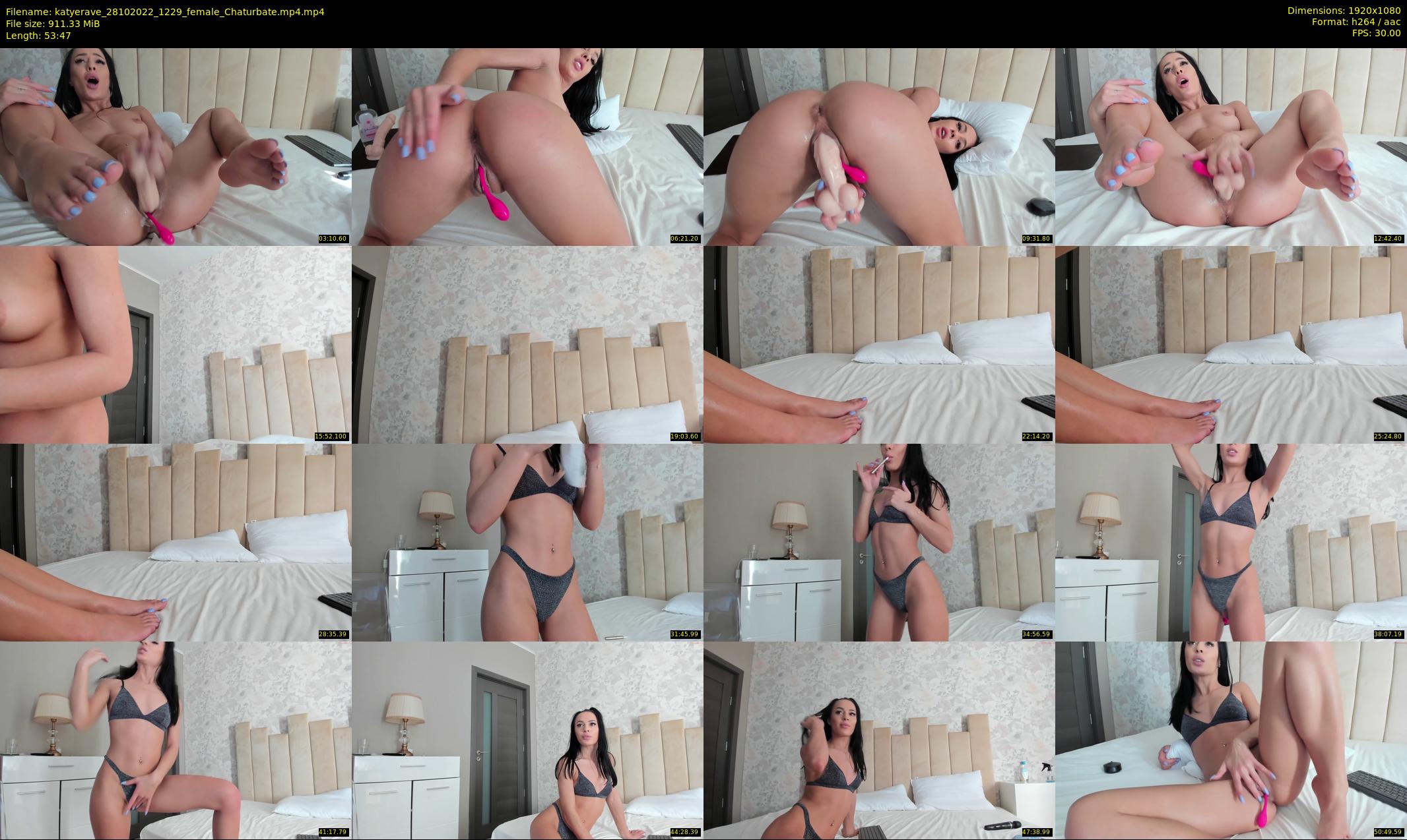 katyerave — 54 minute Chaturbate female cam show recording, 1080p, Oct 28, 2022