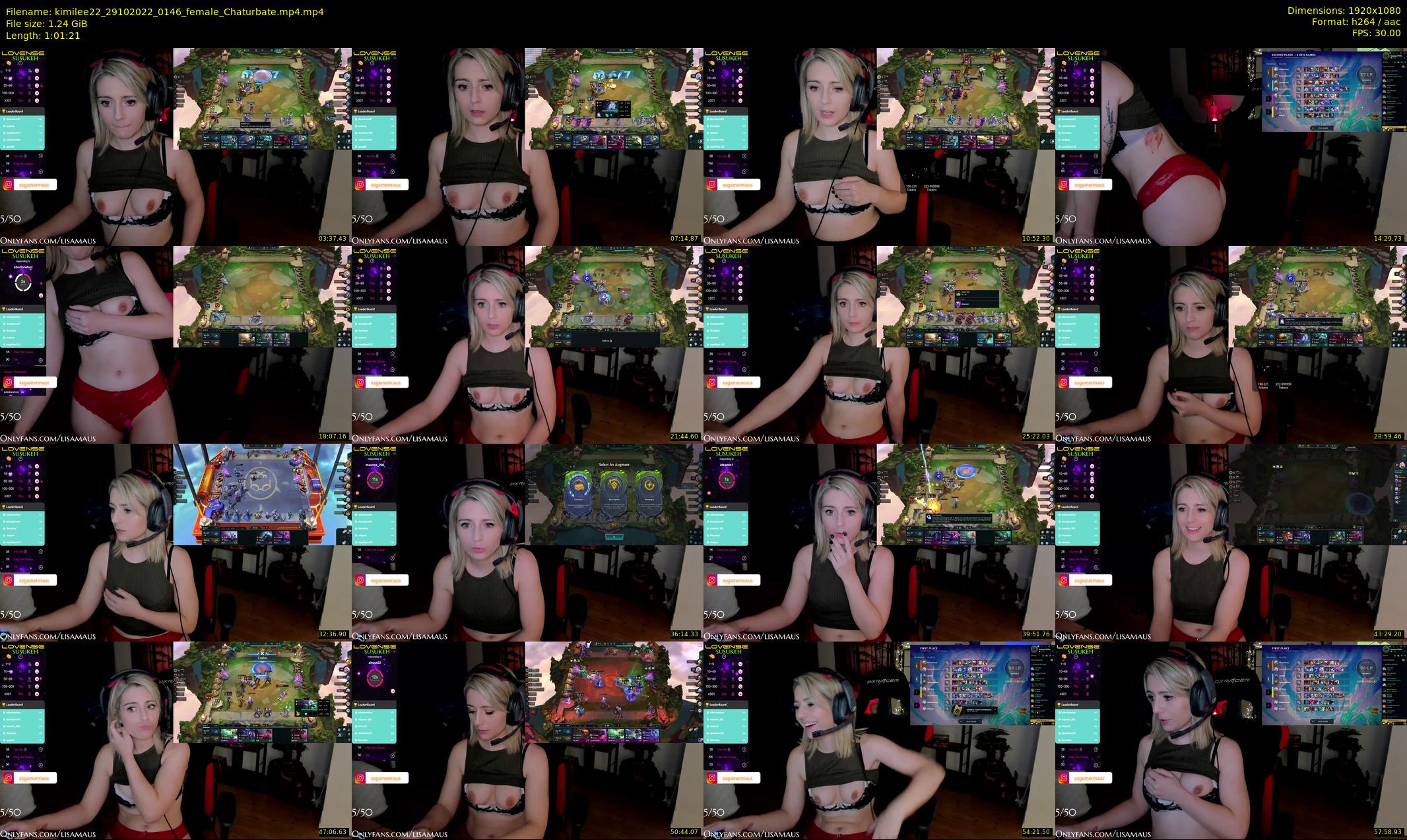 kimilee22 — 62 minute Chaturbate female cam show recording, 1080p, Oct 29, 2022