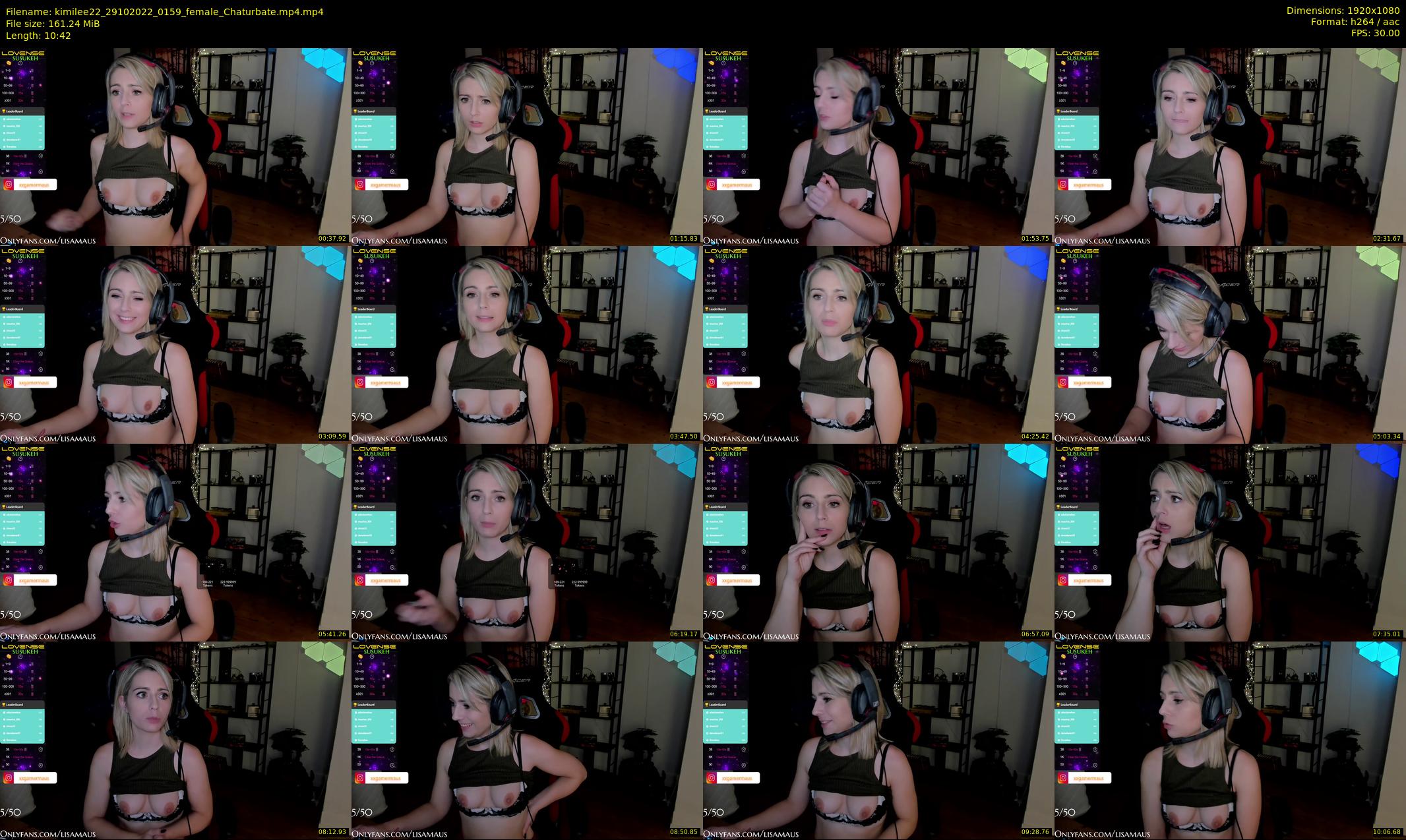 kimilee22 — 11 minute Chaturbate female cam show recording, 1080p, Oct 29, 2022