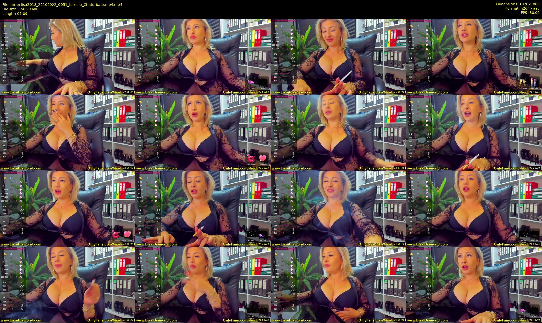 lisa2018 — 8 minute Chaturbate female cam show recording, 1080p, Oct 29, 2022