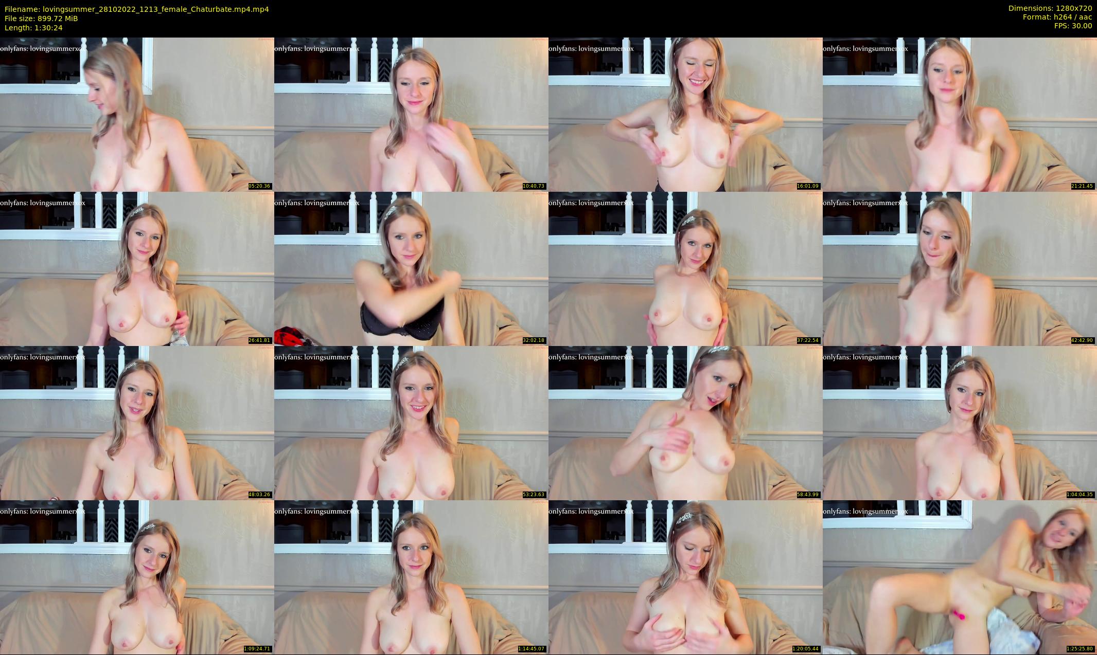 lovingsummer — 91 minute Chaturbate female cam show recording, 720p, Oct 28, 2022