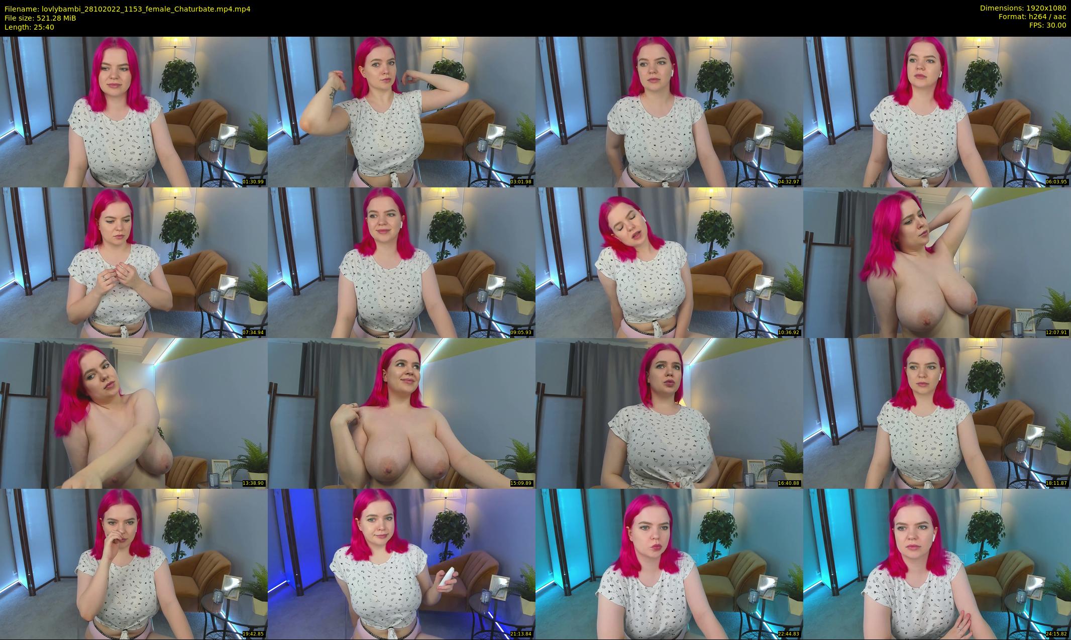 lovlybambi — 26 minute Chaturbate female cam show recording, 1080p, Oct 28, 2022