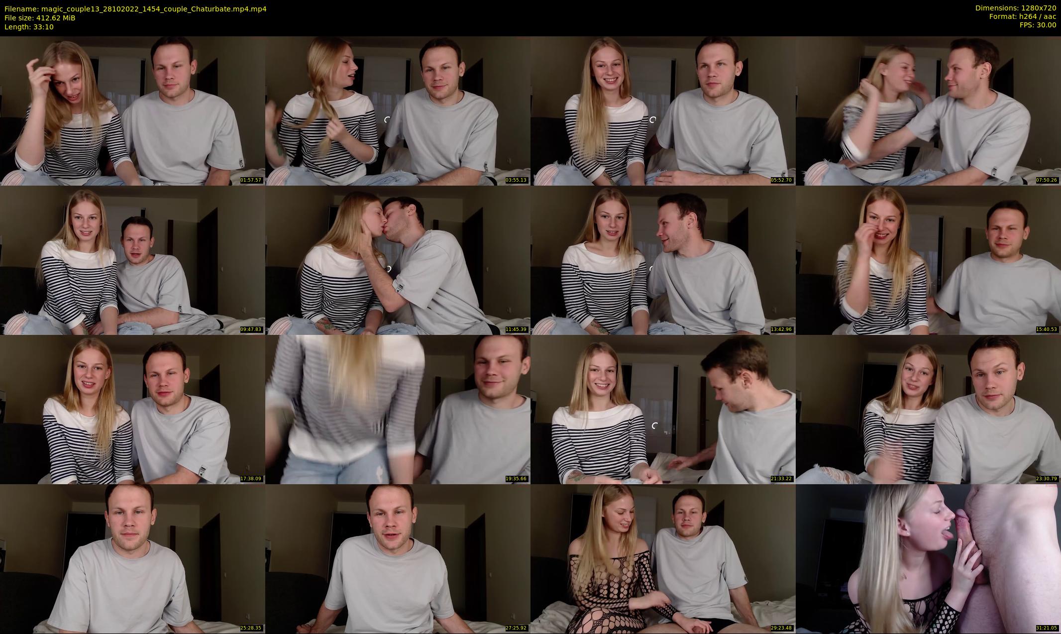 magic_couple13 — 34 minute Chaturbate couple cam show recording, 720p, Oct 28, 2022