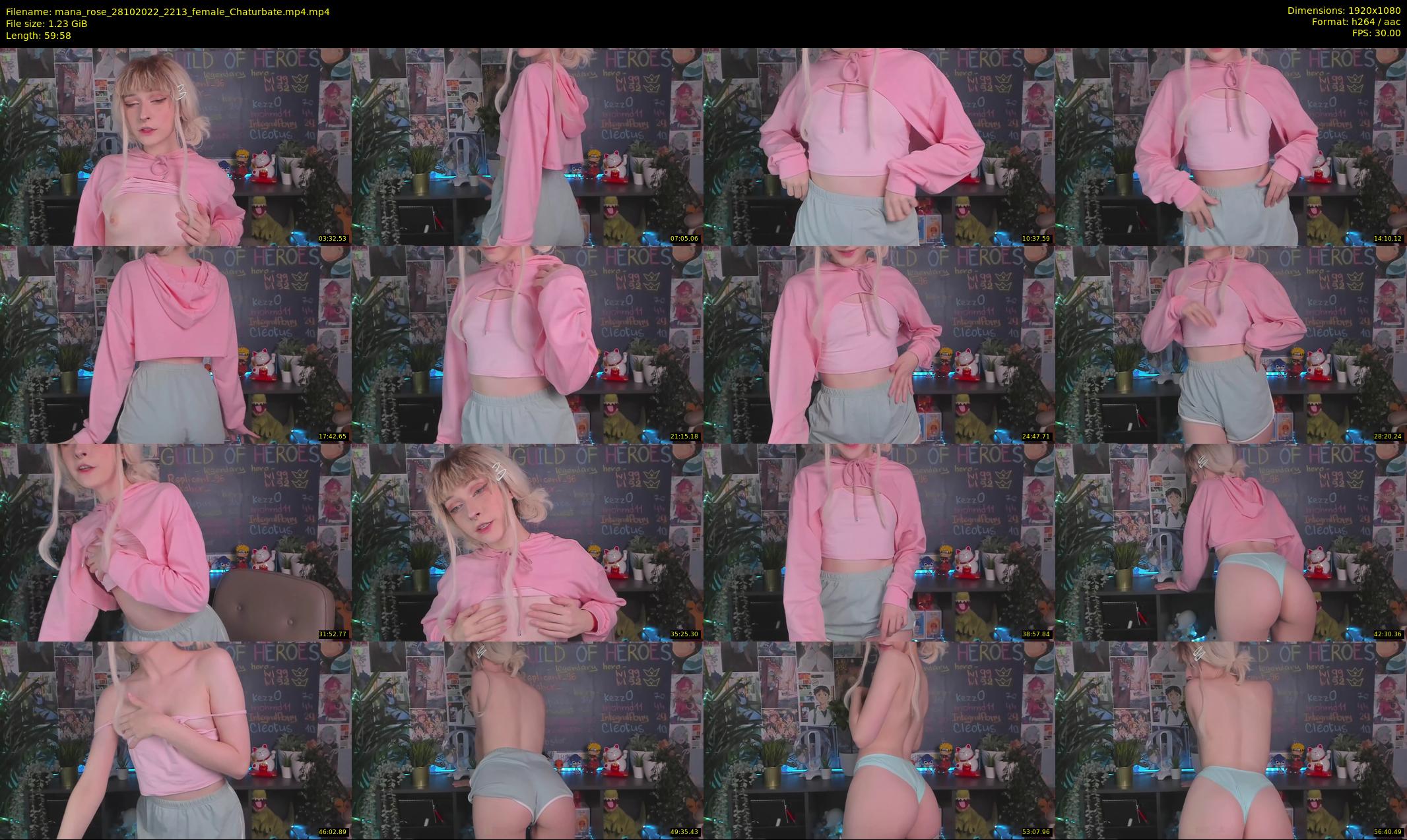 mana_rose — 60 minute Chaturbate female cam show recording, 1080p, Oct 28, 2022