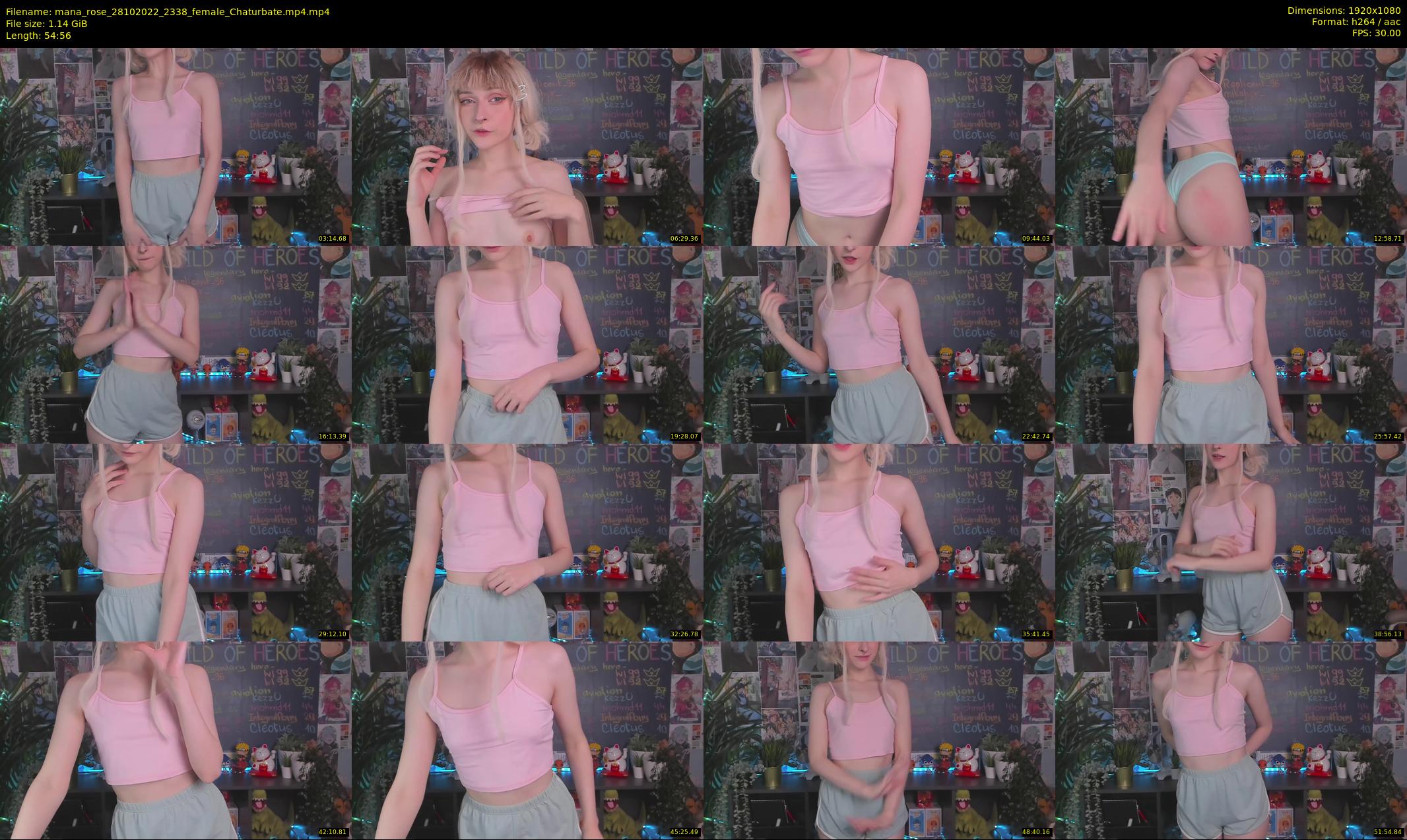 mana_rose — 55 minute Chaturbate female cam show recording, 1080p, Oct 28, 2022