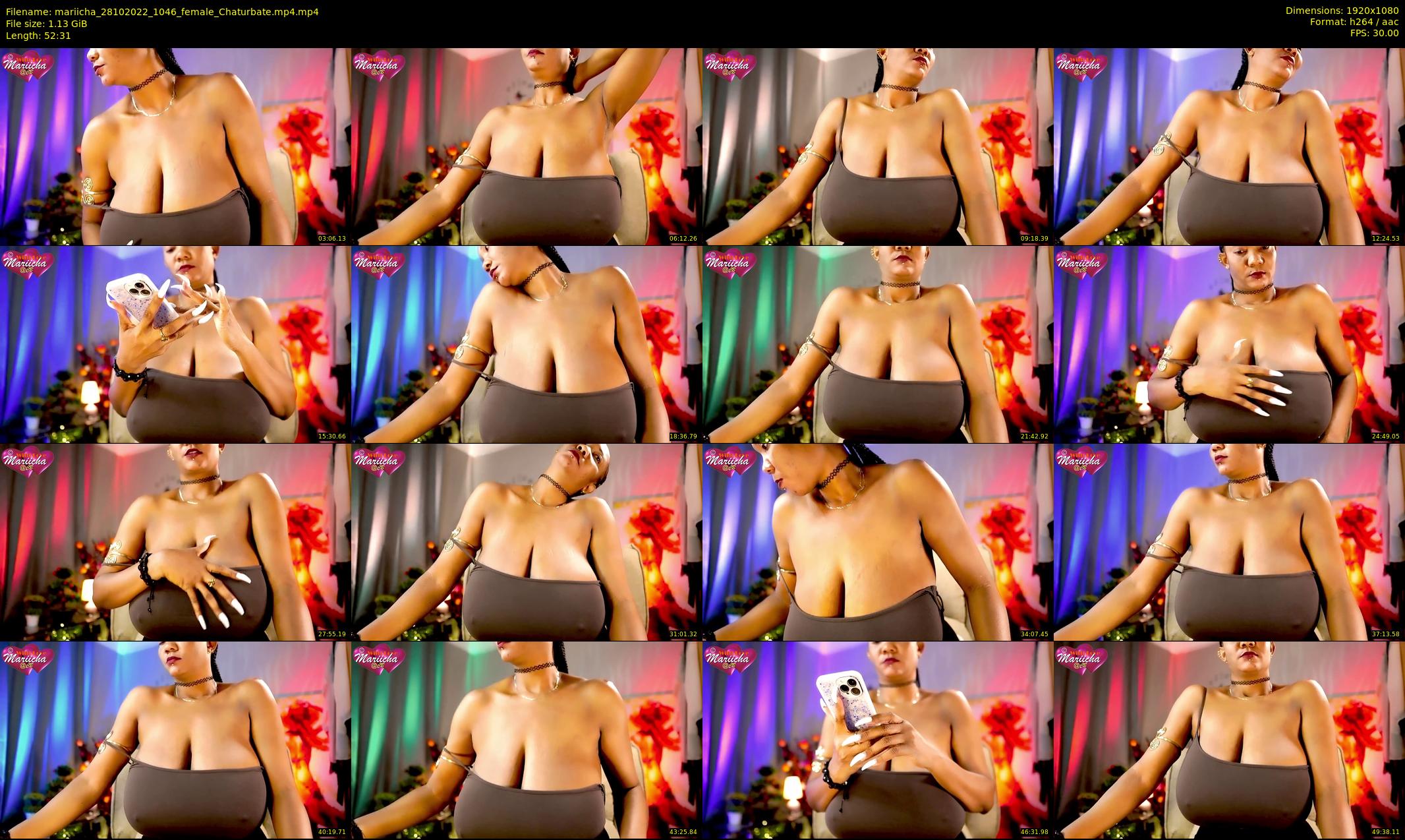 mariicha — 53 minute Chaturbate female cam show recording, 1080p, Oct 28, 2022