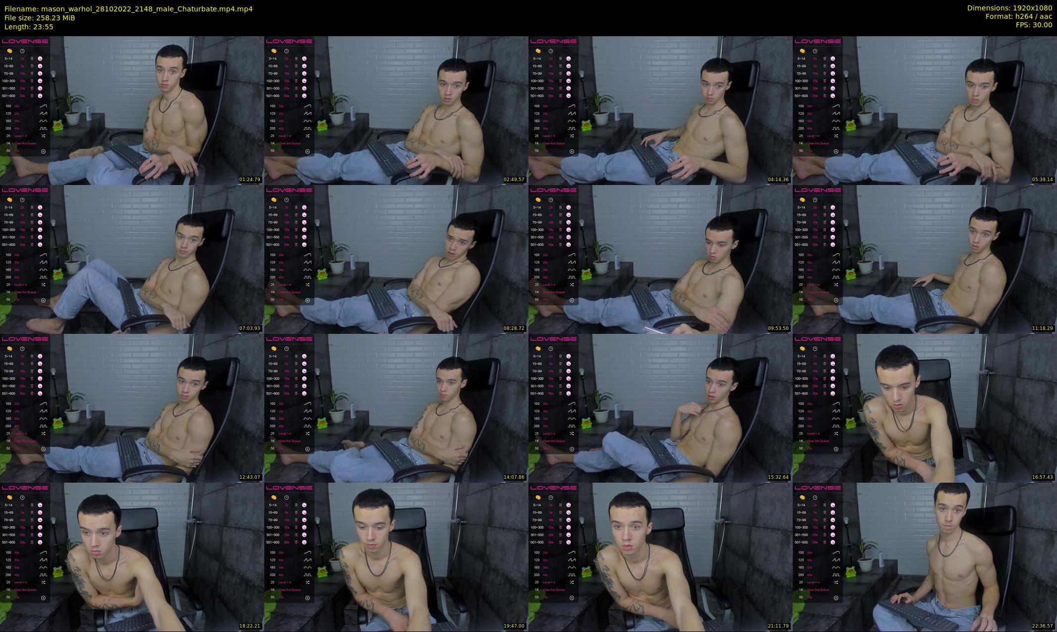 mason_warhol — 24 minute Chaturbate male cam show recording, 1080p, Oct 28, 2022