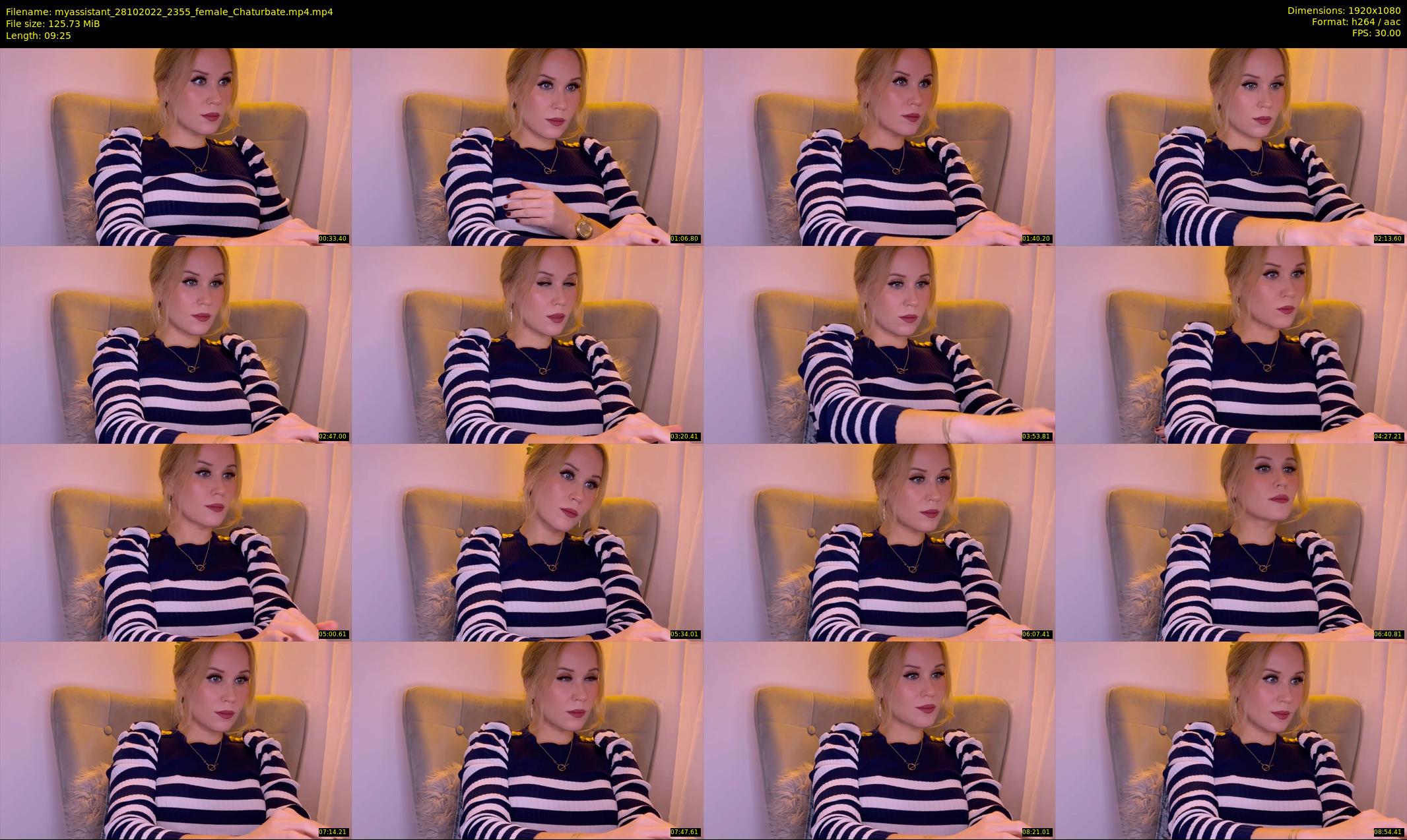 myassistant — 10 minute Chaturbate female cam show recording, 1080p, Oct 28, 2022