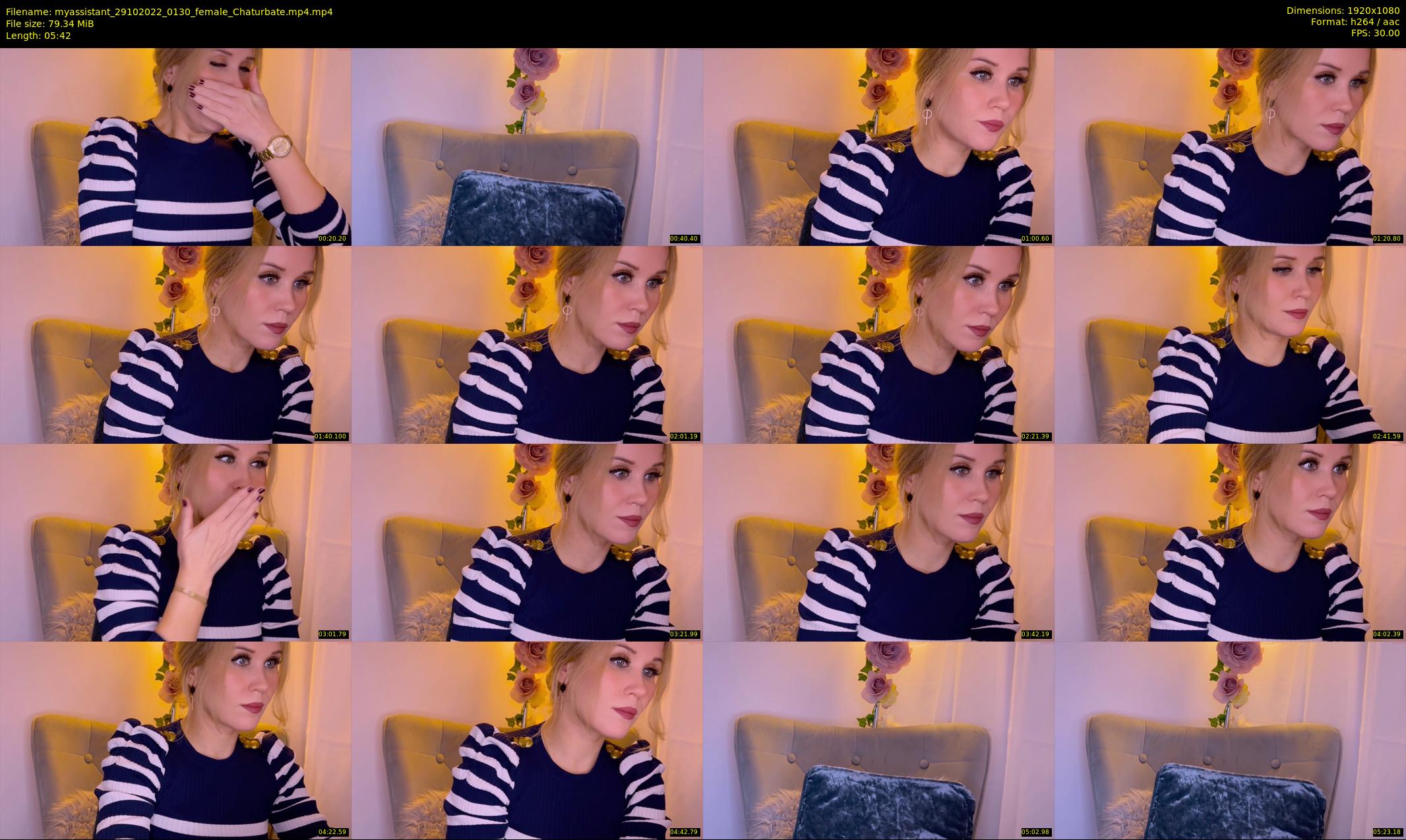 myassistant — 6 minute Chaturbate female cam show recording, 1080p, Oct 29, 2022