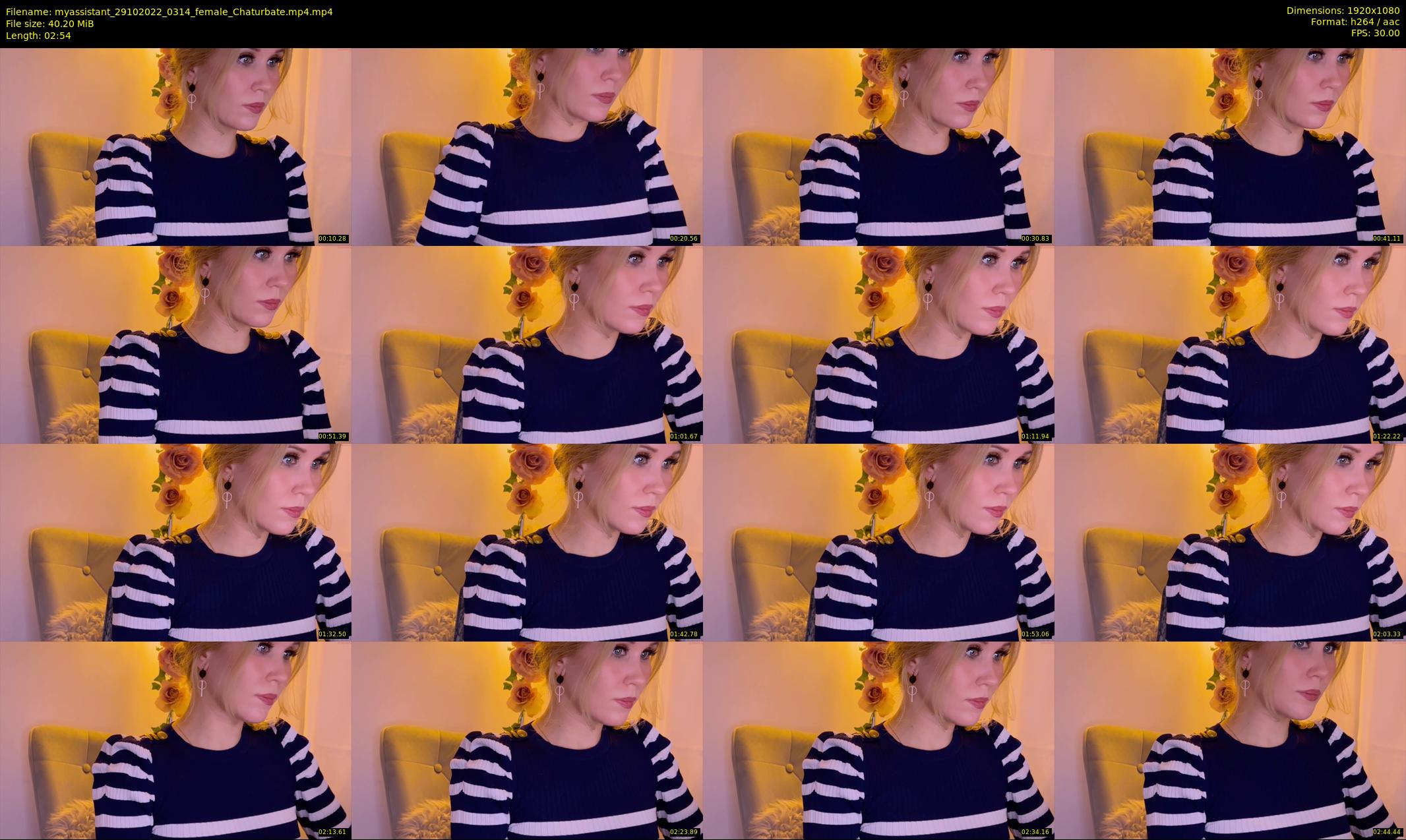 myassistant — 3 minute Chaturbate female cam show recording, 1080p, Oct 29, 2022
