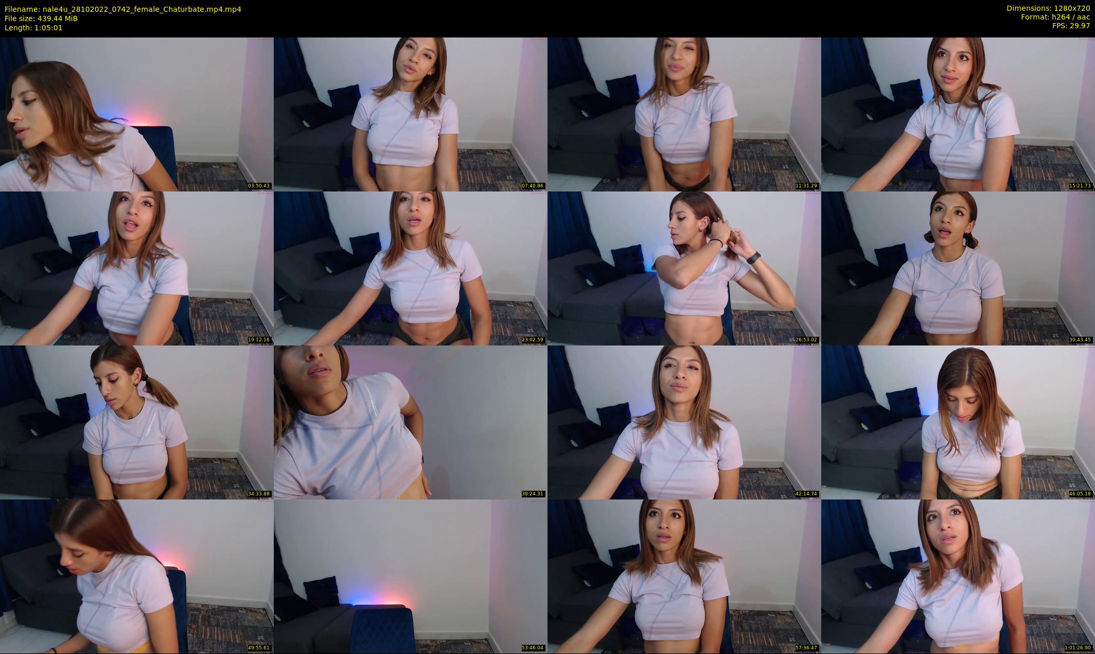 nale4u — 66 minute Chaturbate female cam show recording, 720p, Oct 28, 2022