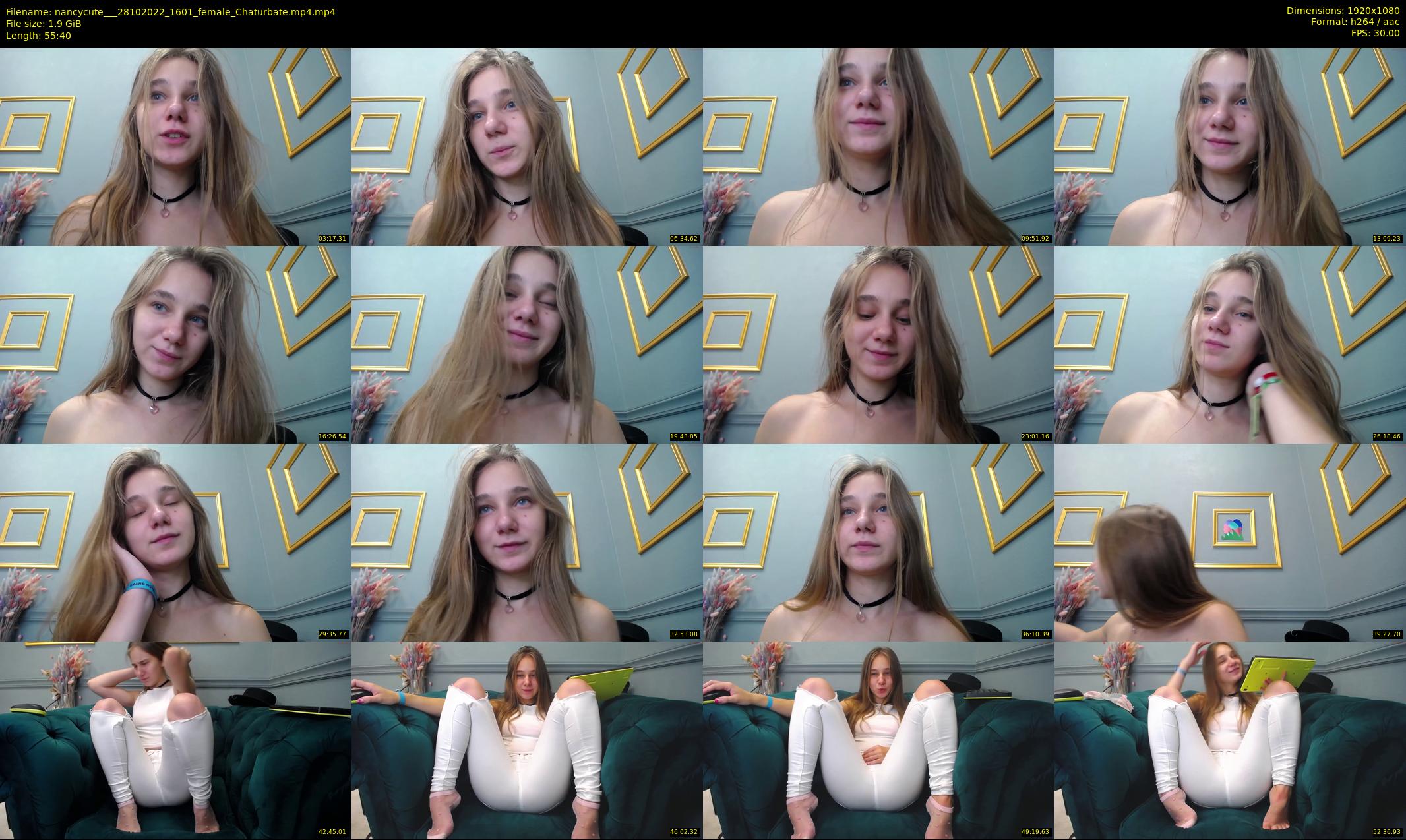 nancycute__ — 56 minute Chaturbate female cam show recording, 1080p, Oct 28, 2022