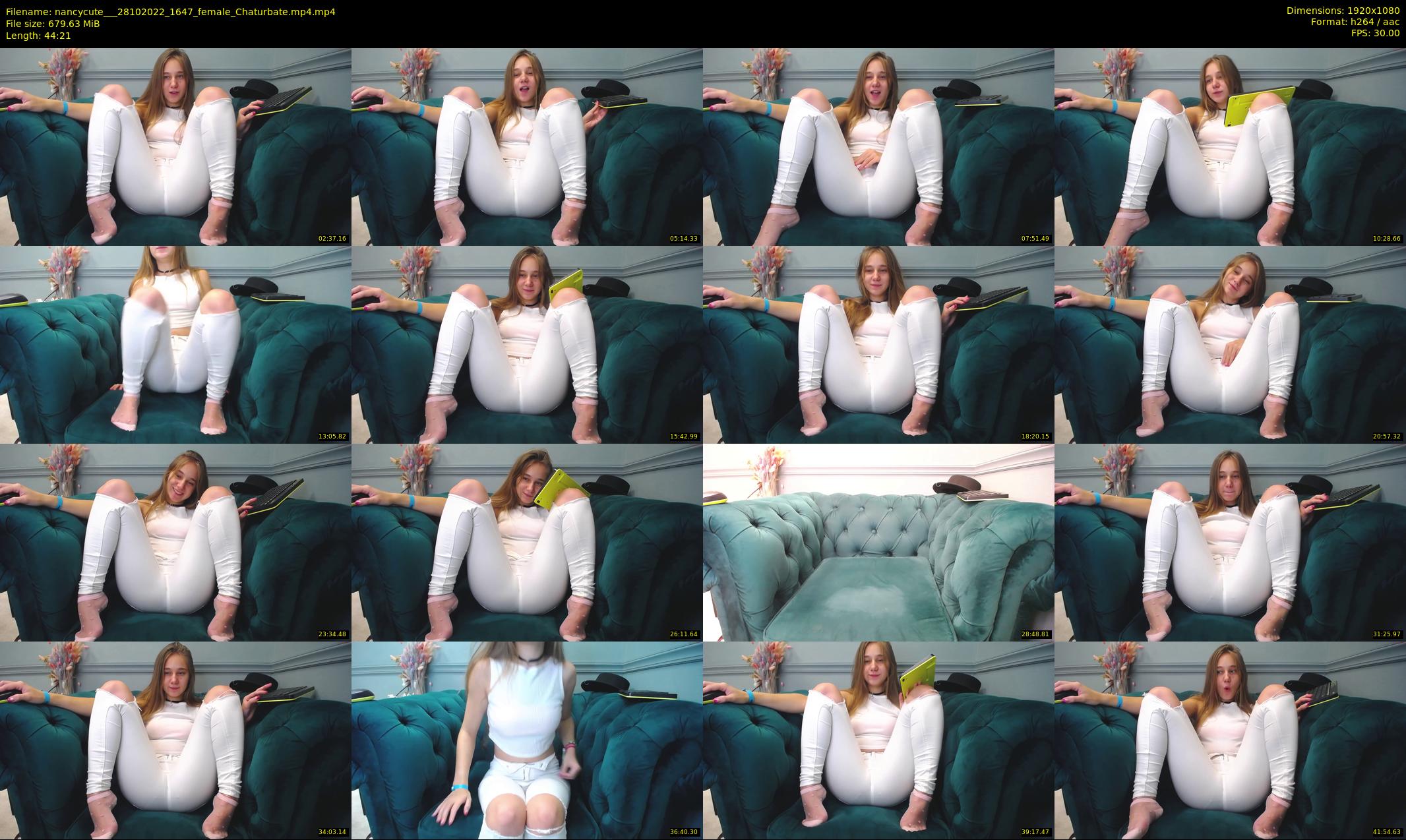 nancycute__ — 45 minute Chaturbate female cam show recording, 1080p, Oct 28, 2022