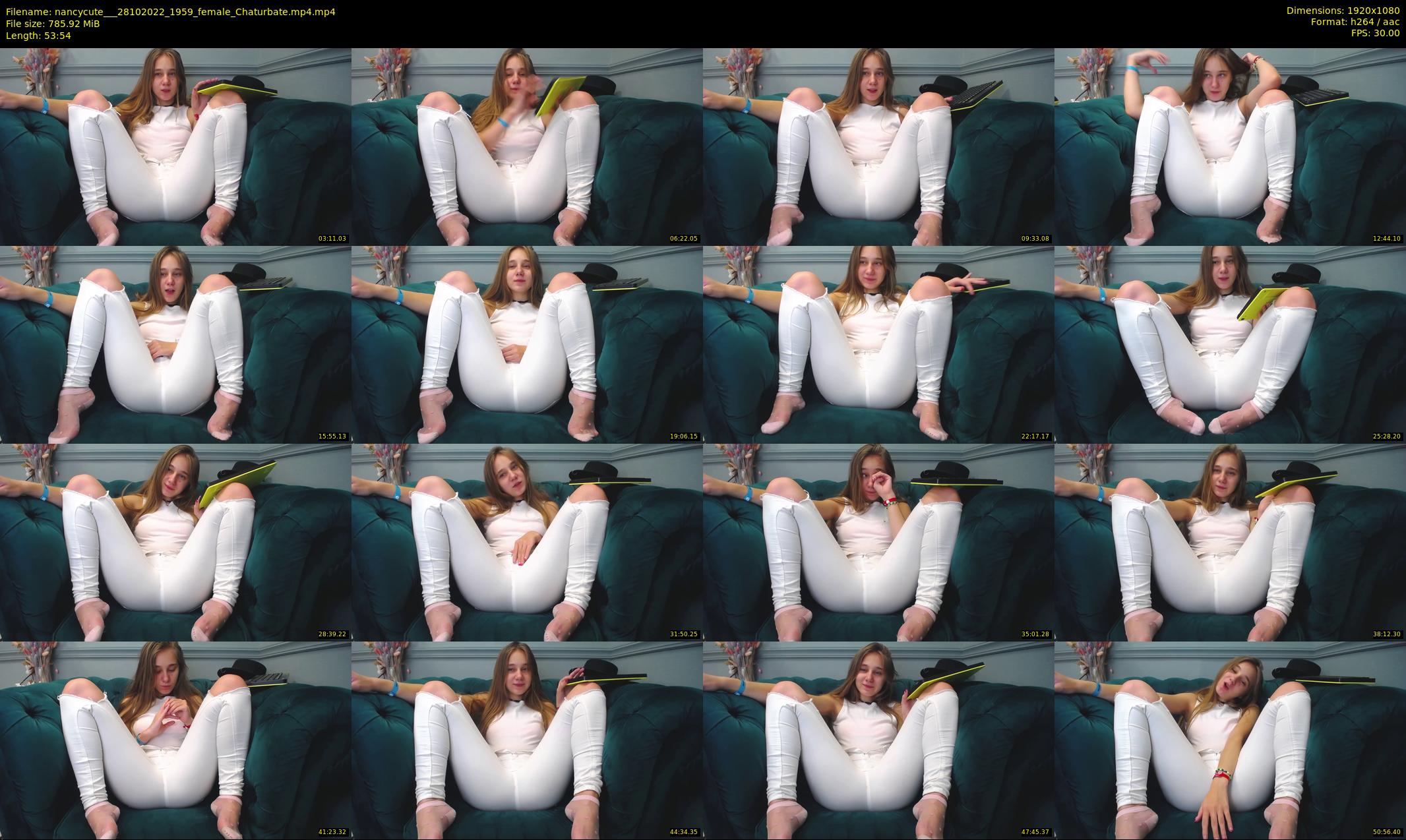 nancycute__ — 54 minute Chaturbate female cam show recording, 1080p, Oct 28, 2022