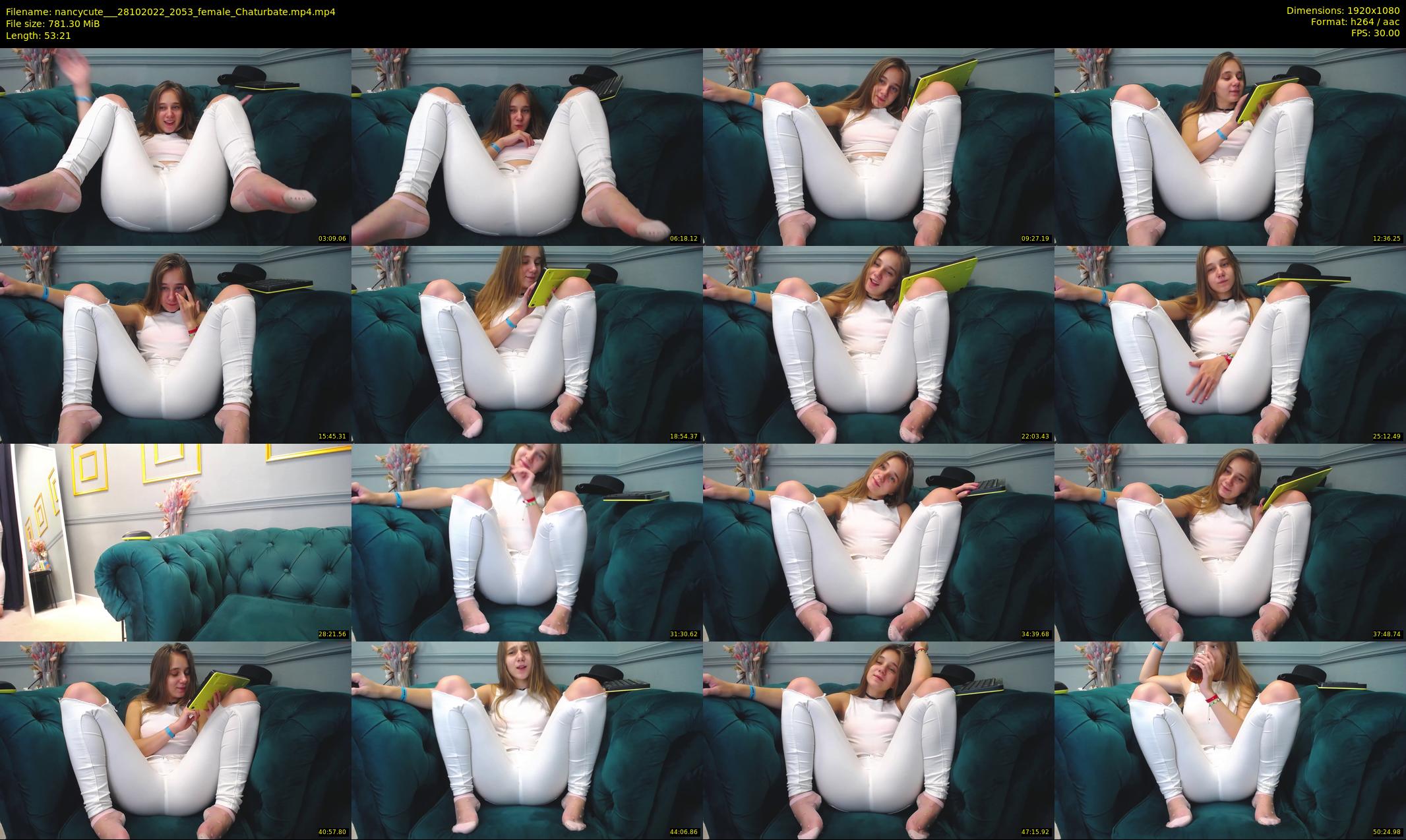 nancycute__ — 54 minute Chaturbate female cam show recording, 1080p, Oct 28, 2022