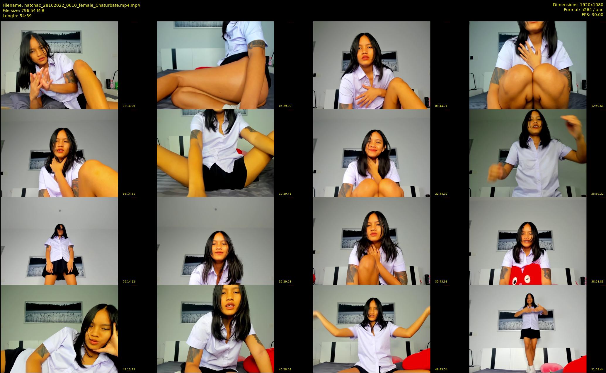natchac — 55 minute Chaturbate female cam show recording, 1080p, Oct 28, 2022