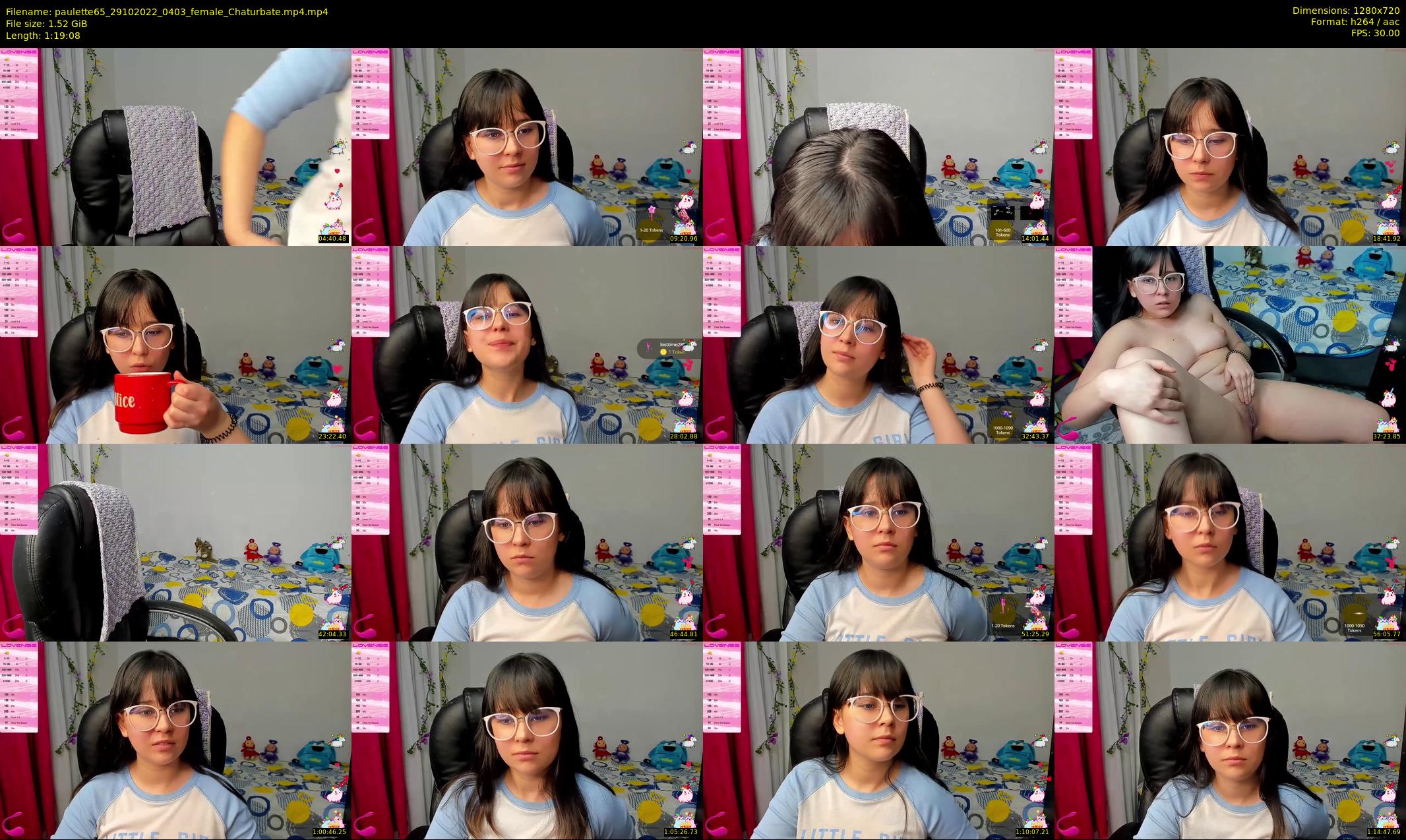 paulette65 — 80 minute Chaturbate female cam show recording, 720p, Oct 29, 2022