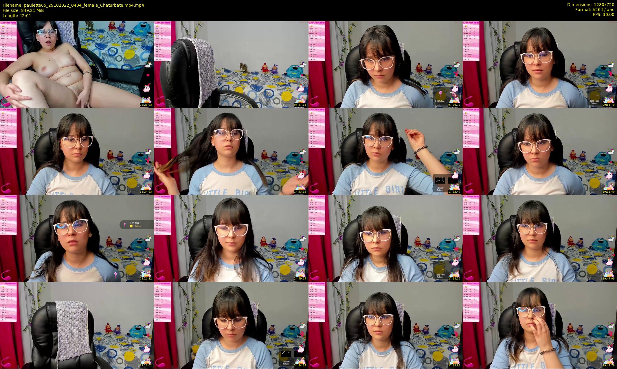 paulette65 — 43 minute Chaturbate female cam show recording, 720p, Oct 29, 2022