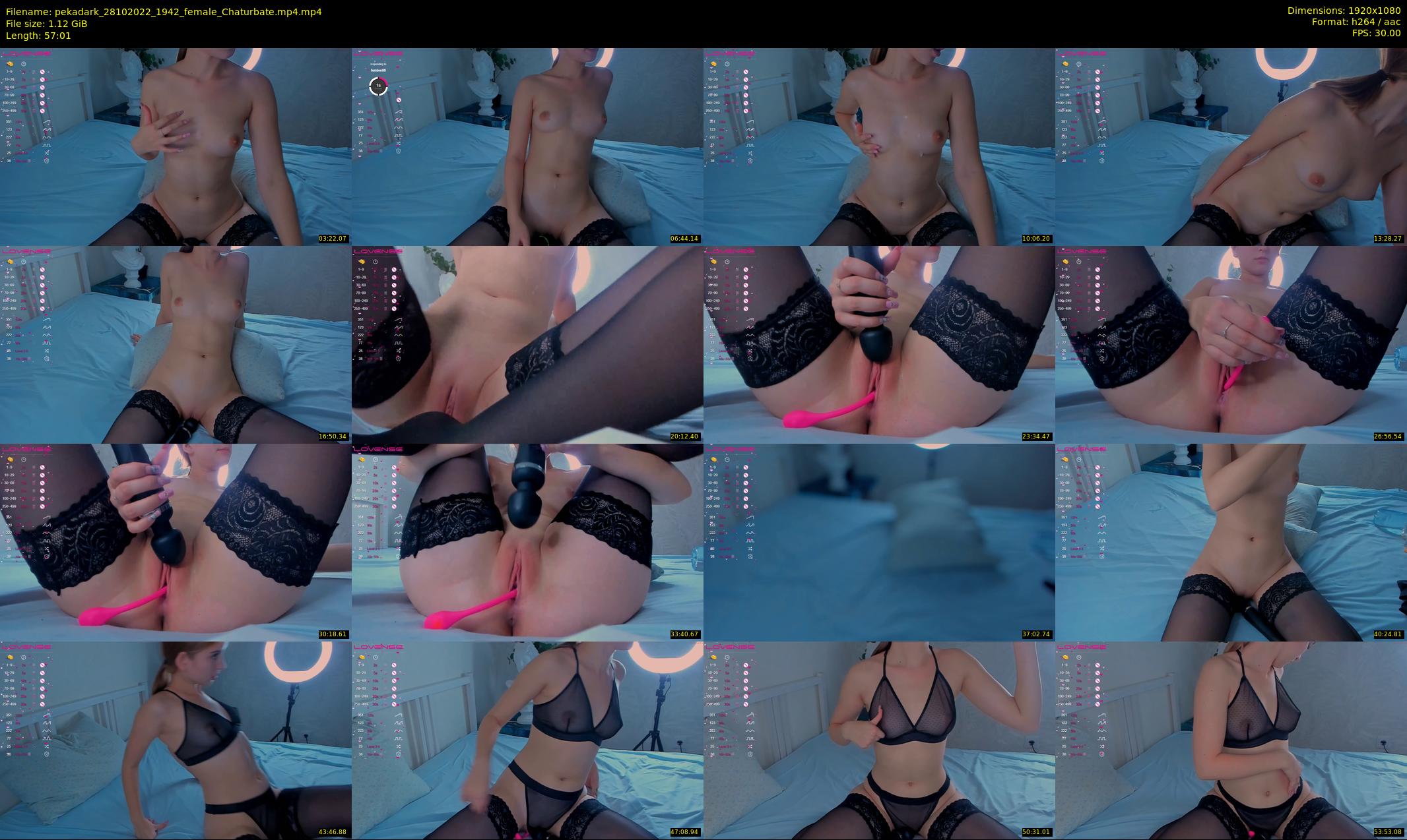 pekadark — 58 minute Chaturbate female cam show recording, 1080p, Oct 28, 2022