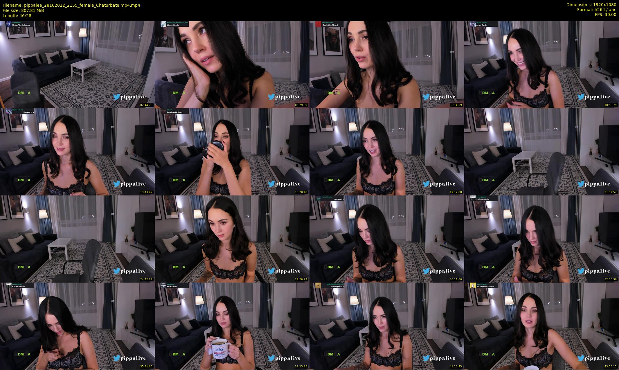 pippalee — 47 minute Chaturbate female cam show recording, 1080p, Oct 28, 2022