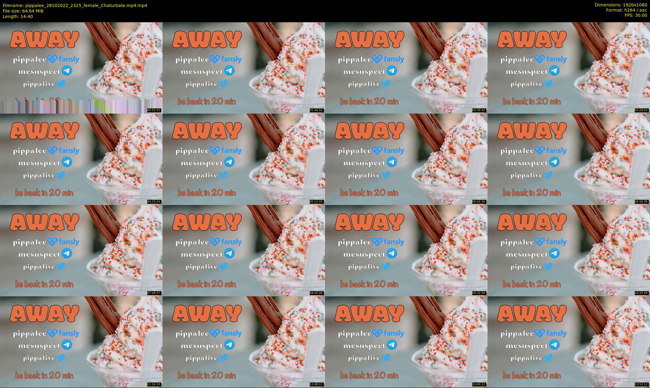 pippalee — 15 minute Chaturbate female cam show recording, 1080p, Oct 28, 2022