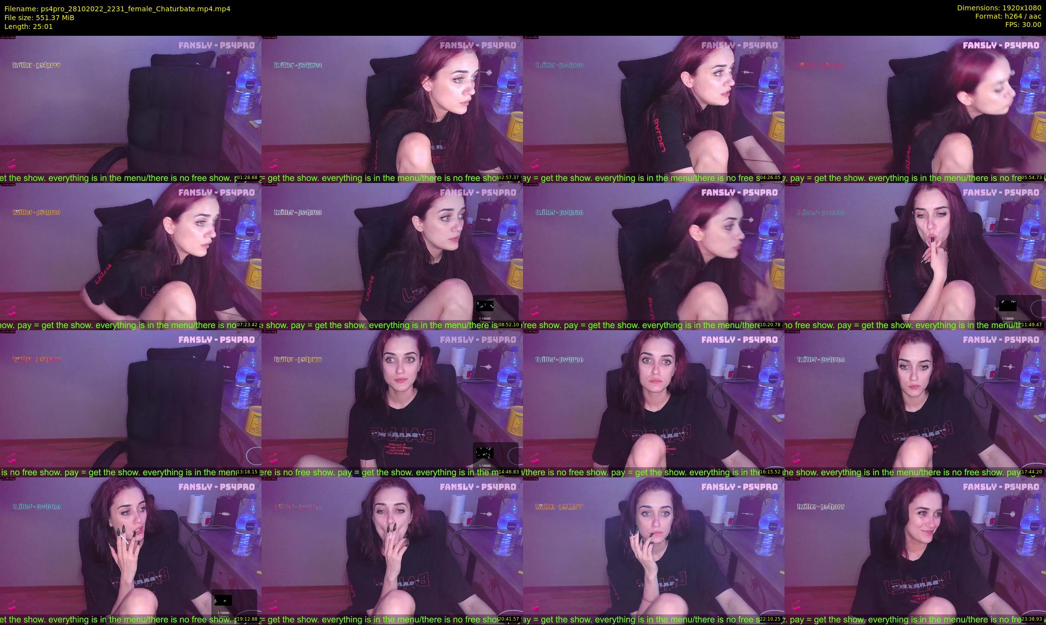 ps4pro — 26 minute Chaturbate female cam show recording, 1080p, Oct 28, 2022