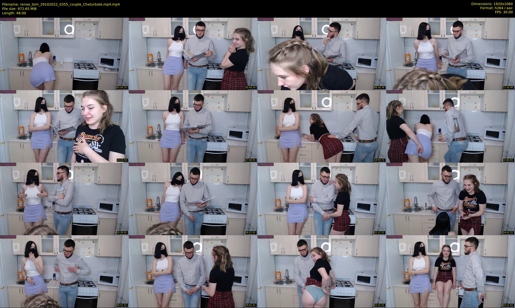 renae_tom — 48 minute Chaturbate couple cam show recording, 1080p, Oct 29, 2022