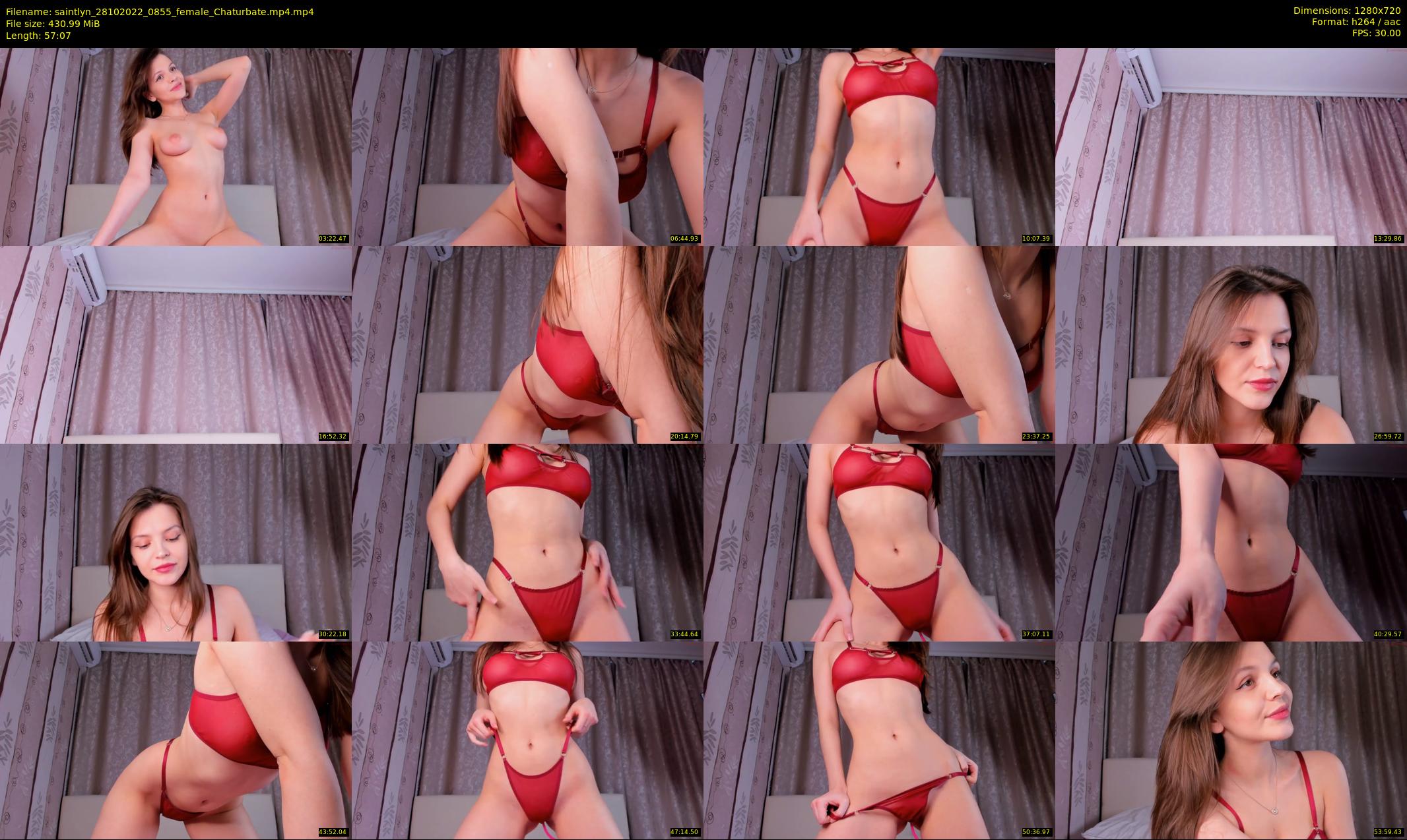 saintlyn — 58 minute Chaturbate female cam show recording, 720p, Oct 28, 2022