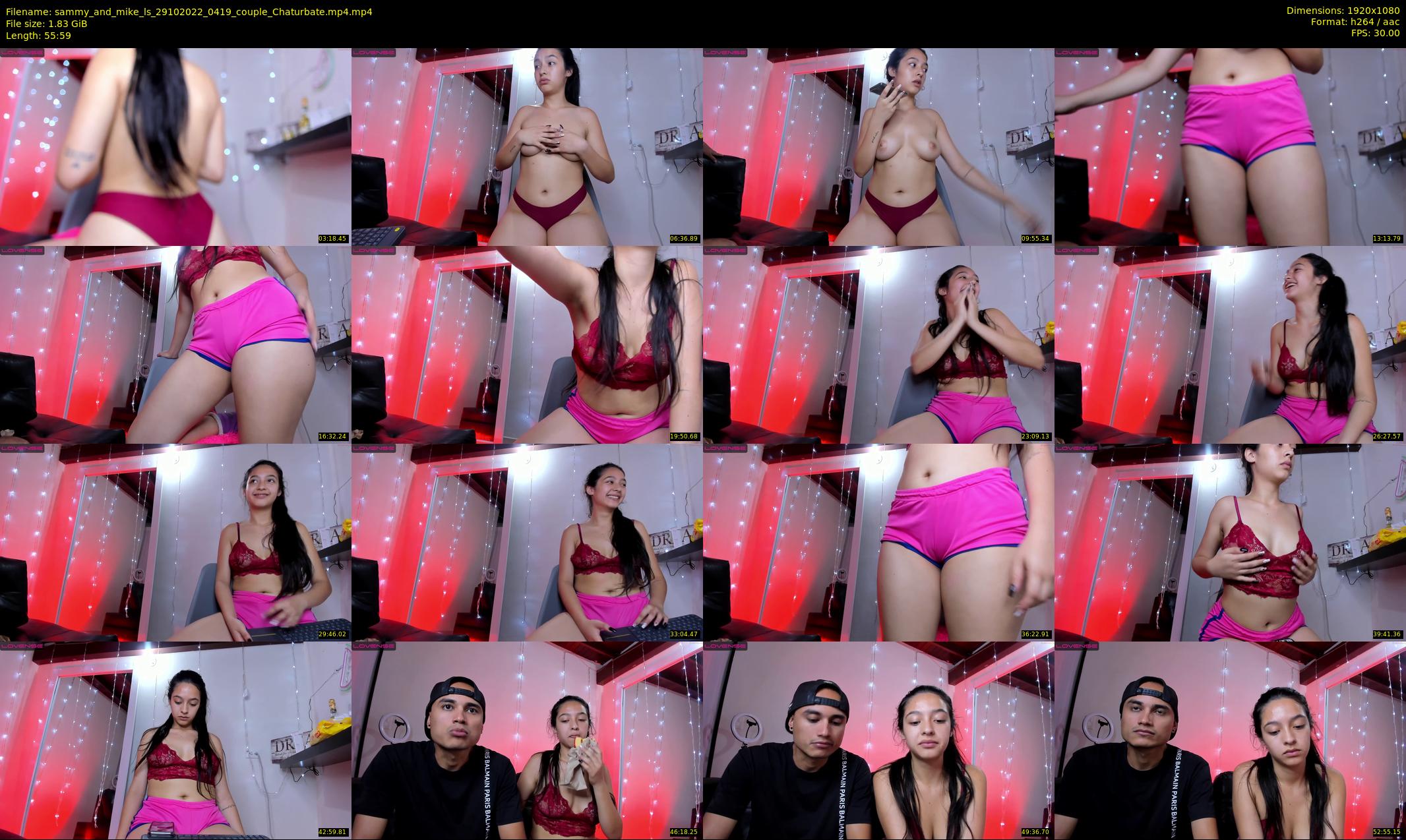 sammy_and_mike_ls — 56 minute Chaturbate couple cam show recording, 1080p, Oct 29, 2022