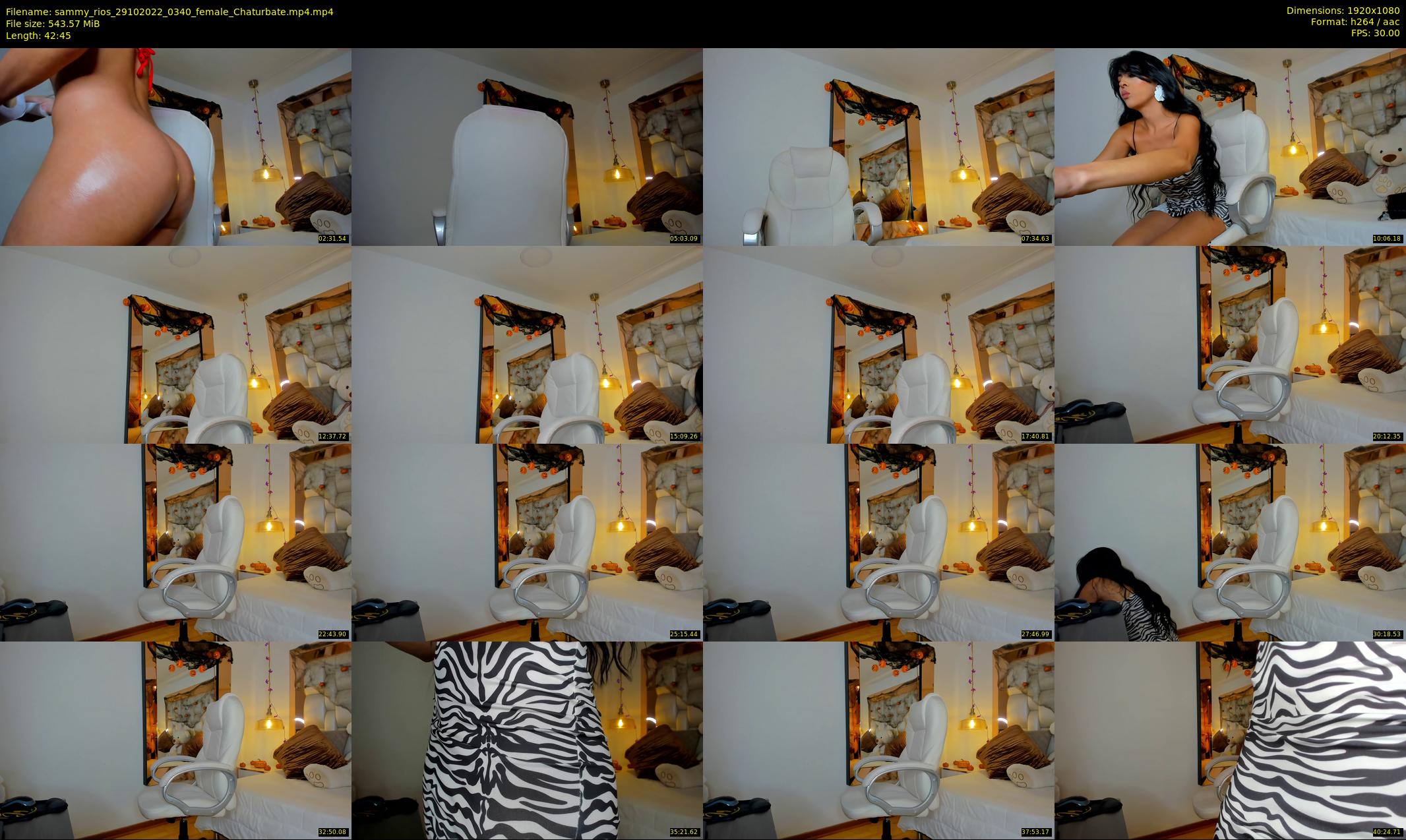 sammy_rios — 43 minute Chaturbate female cam show recording, 1080p, Oct 29, 2022