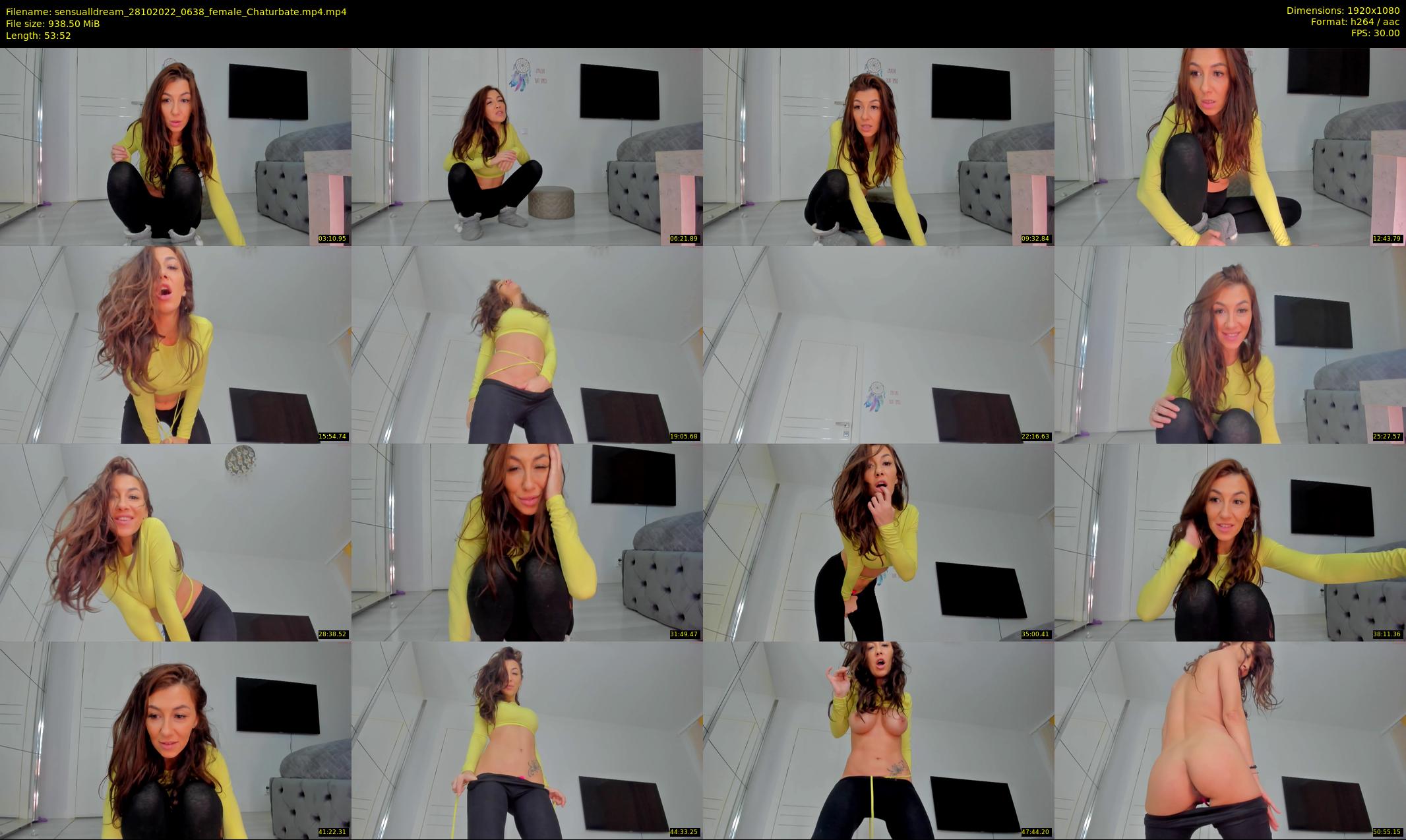 sensualldream — 54 minute Chaturbate female cam show recording, 1080p, Oct 28, 2022