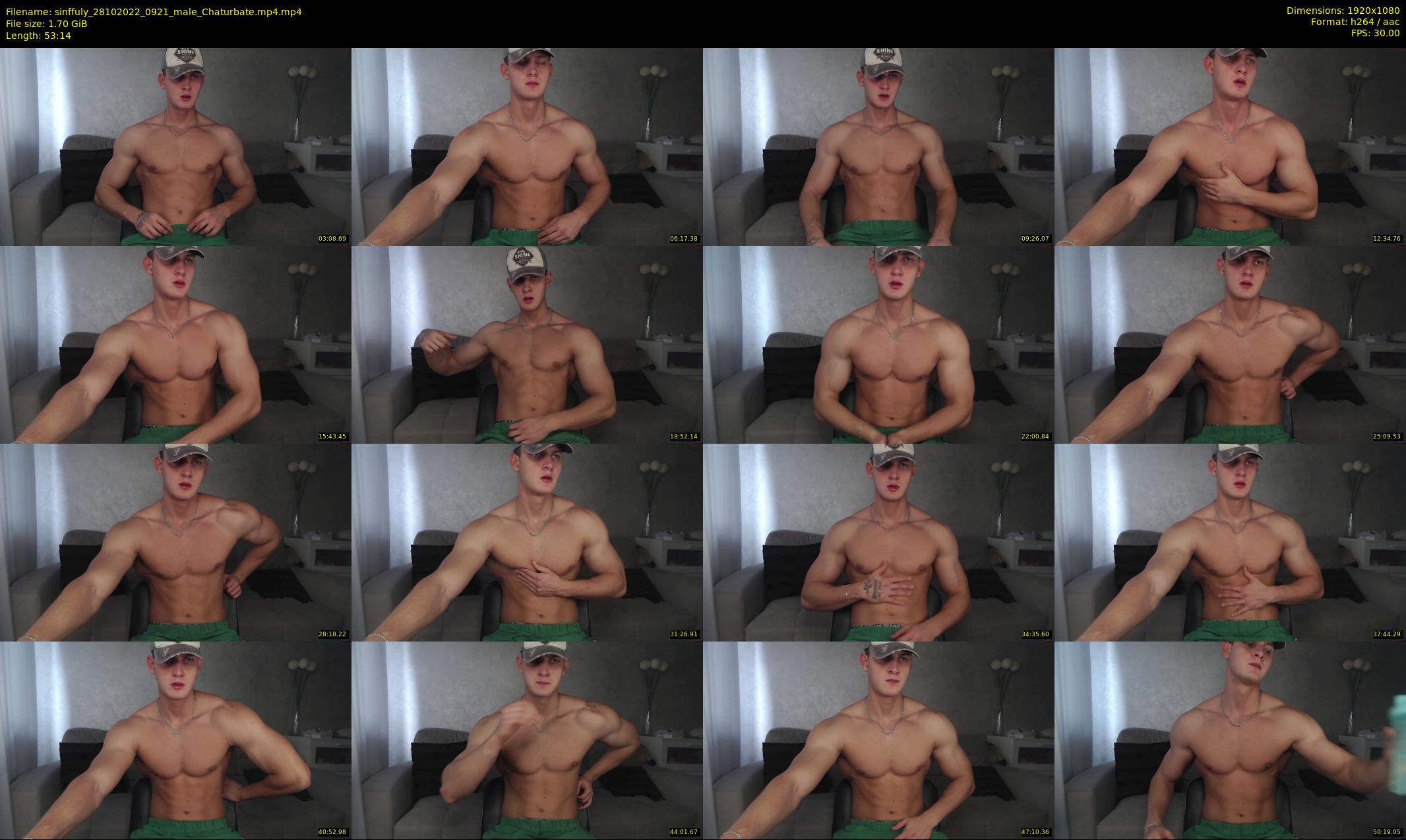 sinffuly — 54 minute Chaturbate male cam show recording, 1080p, Oct 28, 2022