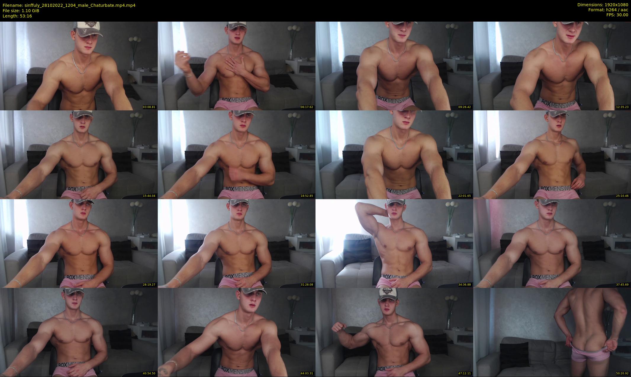 sinffuly — 54 minute Chaturbate male cam show recording, 1080p, Oct 28, 2022
