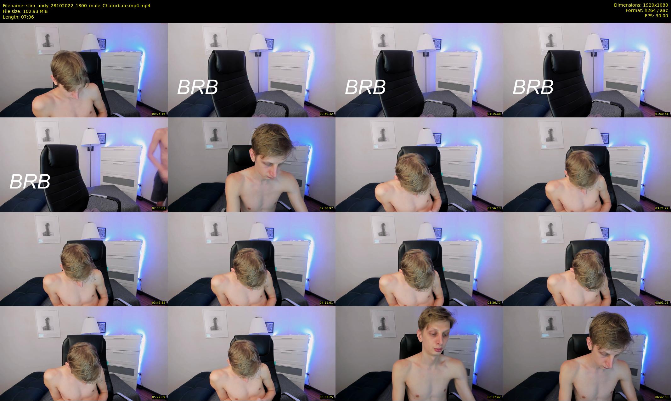 slim_andy — 8 minute Chaturbate male cam show recording, 1080p, Oct 28, 2022