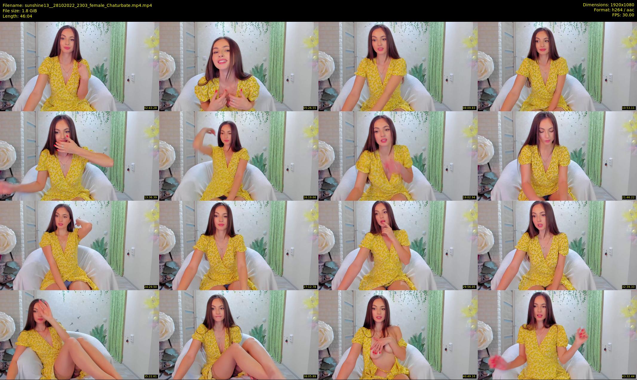sunshine13_ — 47 minute Chaturbate female cam show recording, 1080p, Oct 28, 2022