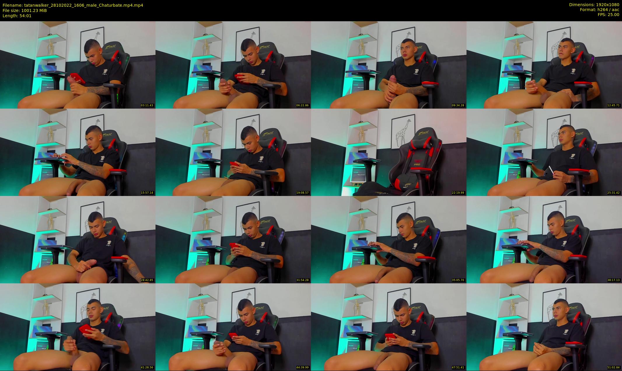 tatanwalker — 55 minute Chaturbate male cam show recording, 1080p, Oct 28, 2022