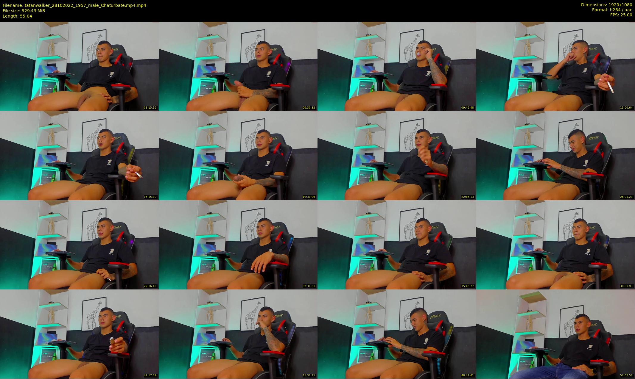 tatanwalker — 56 minute Chaturbate male cam show recording, 1080p, Oct 28, 2022