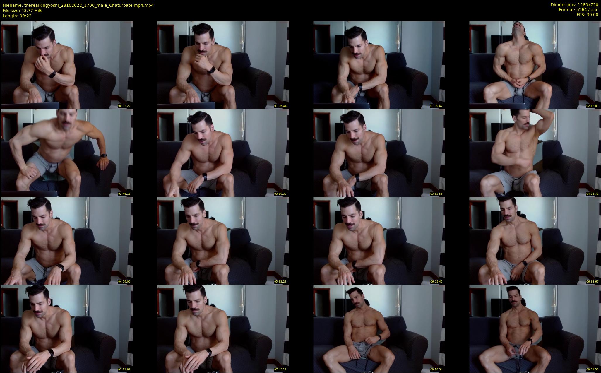 therealkingyoshi — 10 minute Chaturbate male cam show recording, 720p, Oct 28, 2022