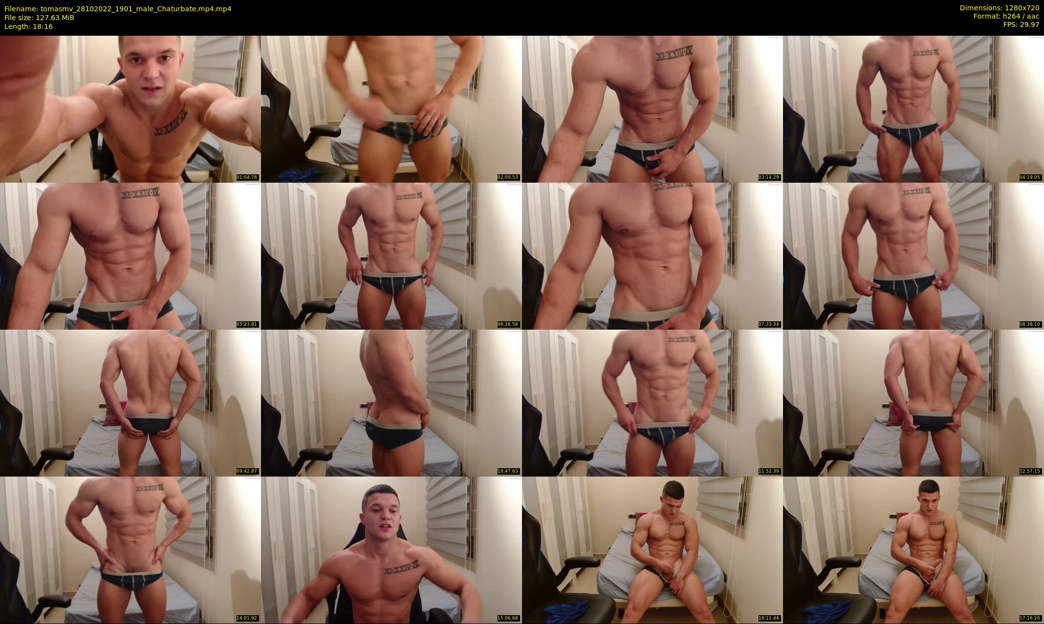 tomasmv — 19 minute Chaturbate male cam show recording, 720p, Oct 28, 2022