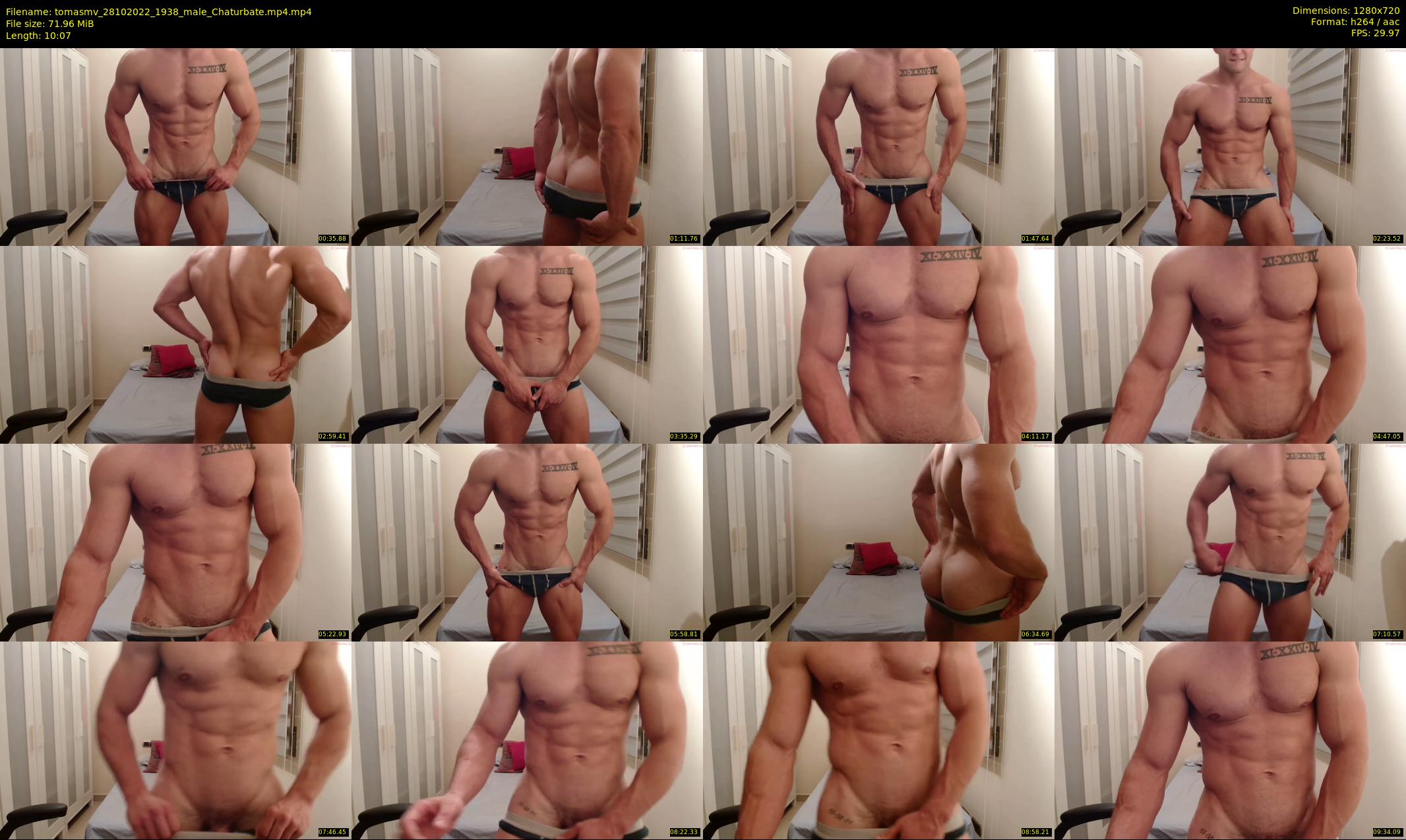 tomasmv — 11 minute Chaturbate male cam show recording, 720p, Oct 28, 2022
