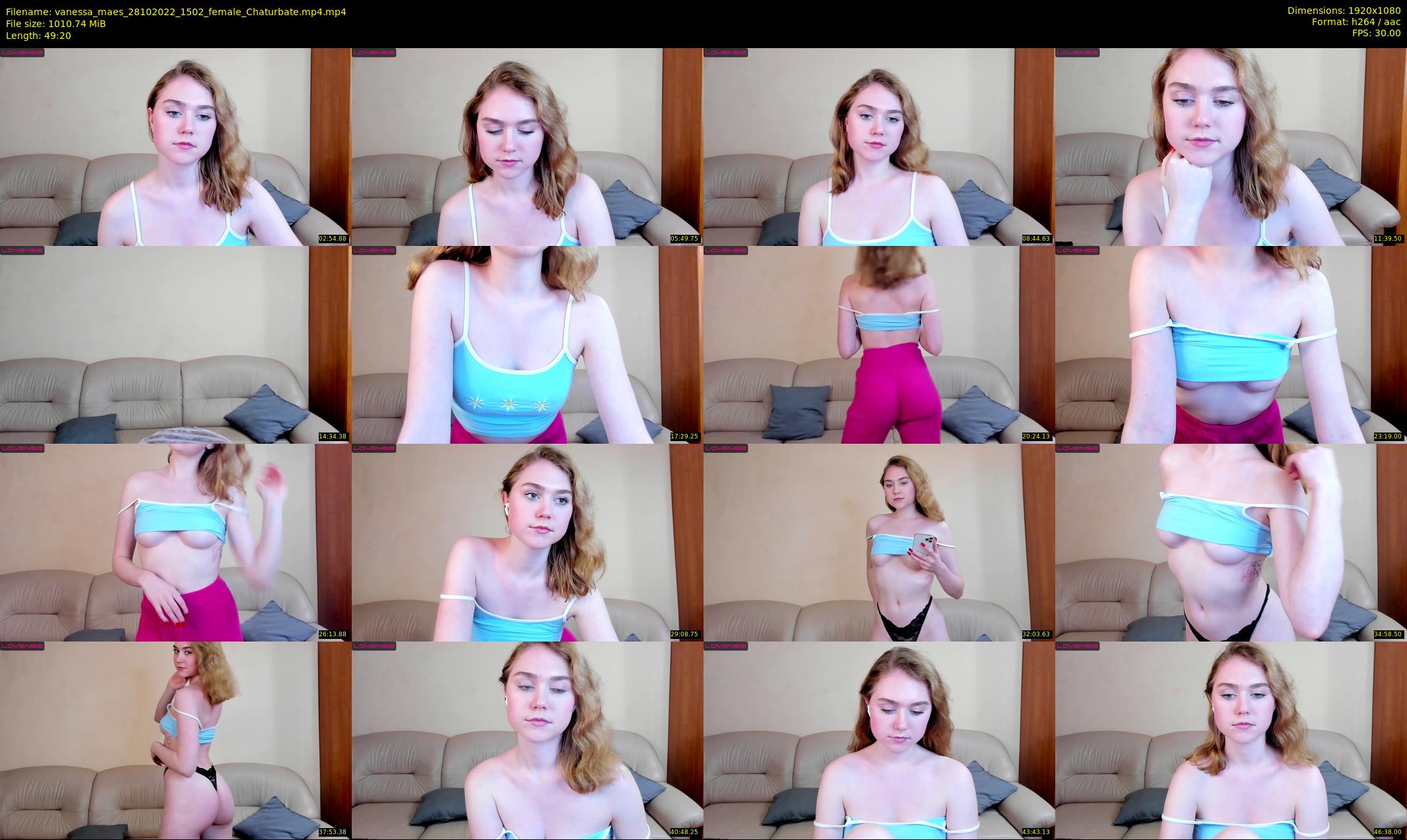 vanessa_maes — 50 minute Chaturbate female cam show recording, 1080p, Oct 28, 2022