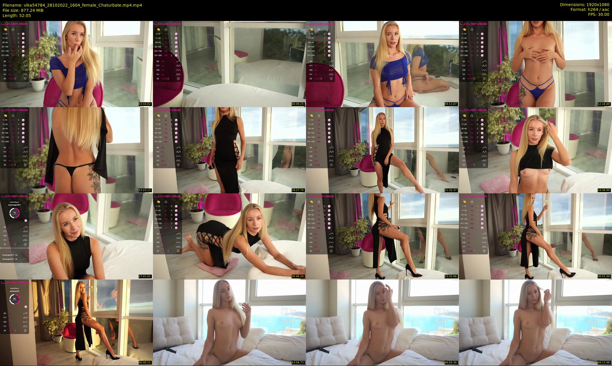 vika54784 — 53 minute Chaturbate female cam show recording, 1080p, Oct 28, 2022