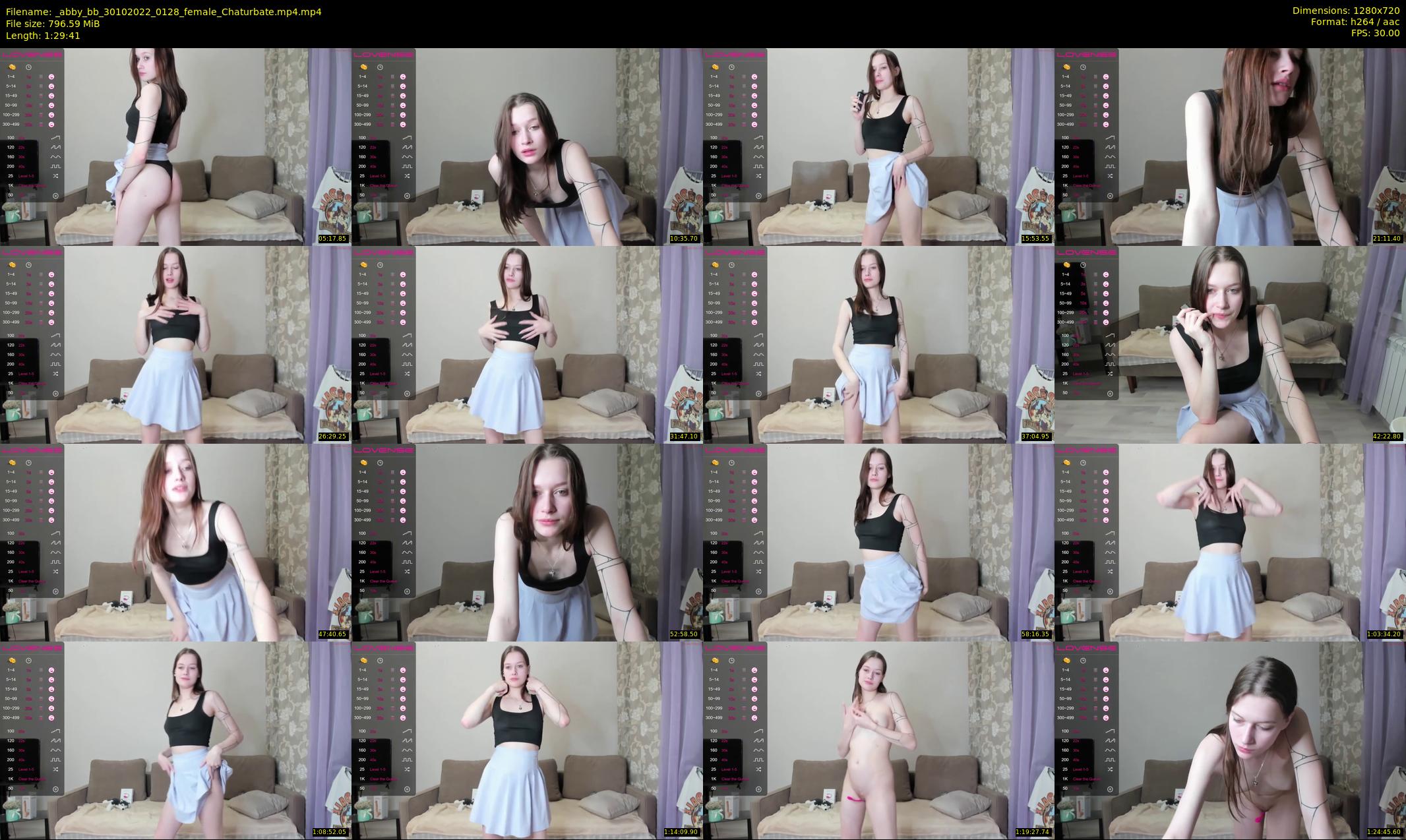 _abby_bb — 90 minute Chaturbate female cam show recording, 720p, Oct 30, 2022