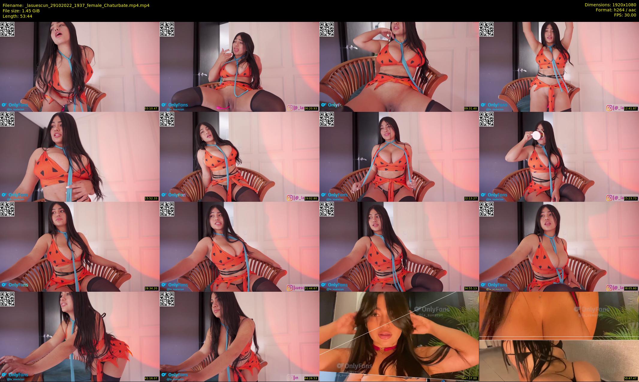 _lasuescun — 54 minute Chaturbate female cam show recording, 1080p, Oct 29, 2022